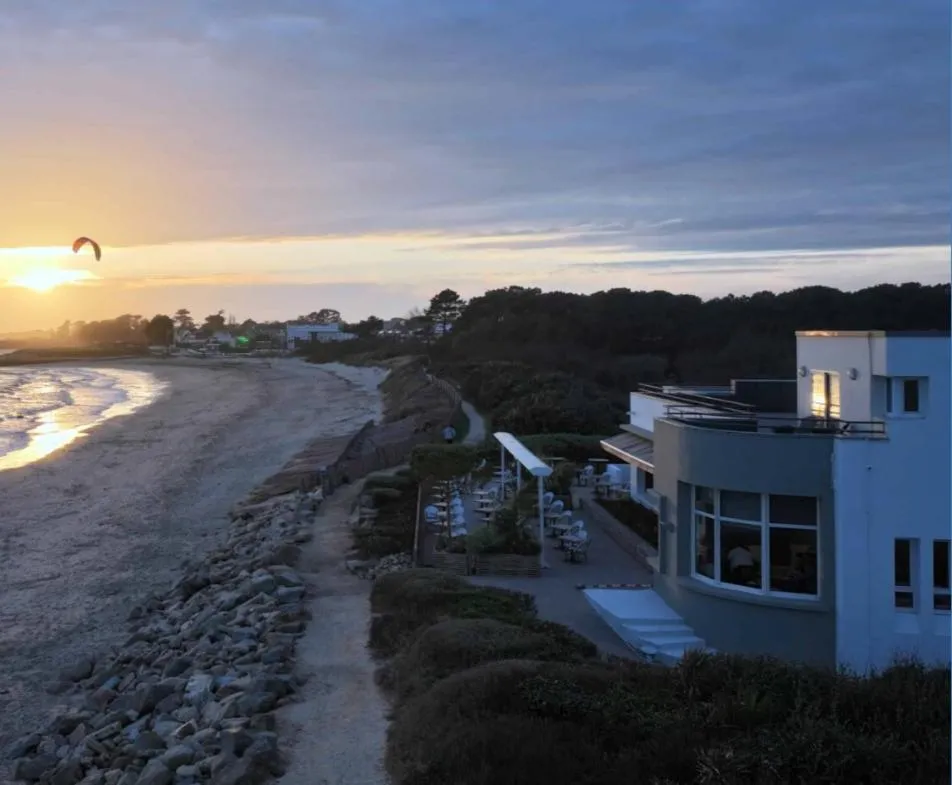 View (from property/room) in Logis Hôtel & Restaurant LES MOUETTES - Larmor Plage, Proche de LORIENT