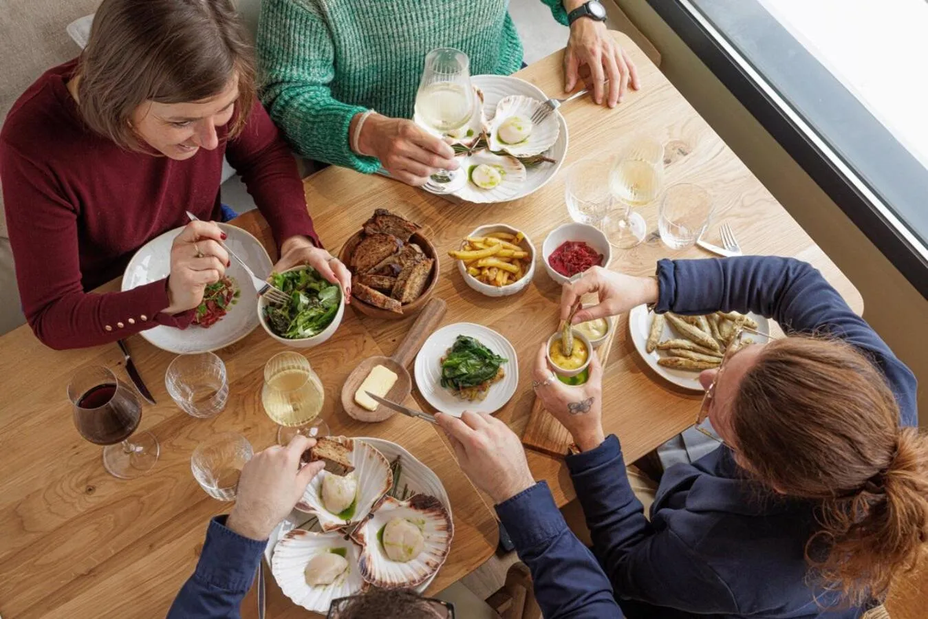 Food and drinks in Logis Hôtel & Restaurant LES MOUETTES - Larmor Plage, Proche de LORIENT