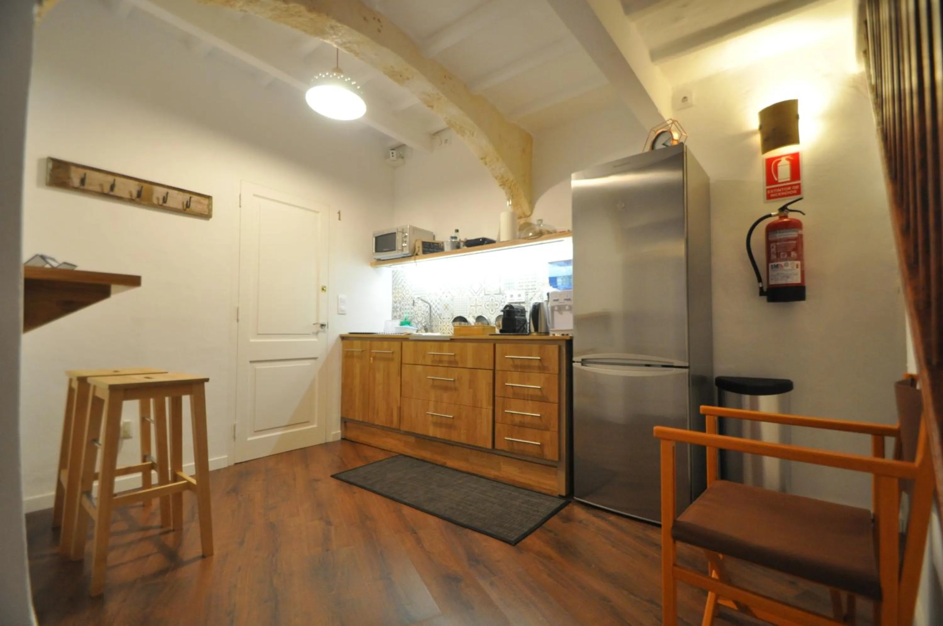 Communal kitchen in Port Antic Ciutadella by My Rooms Hotels TI