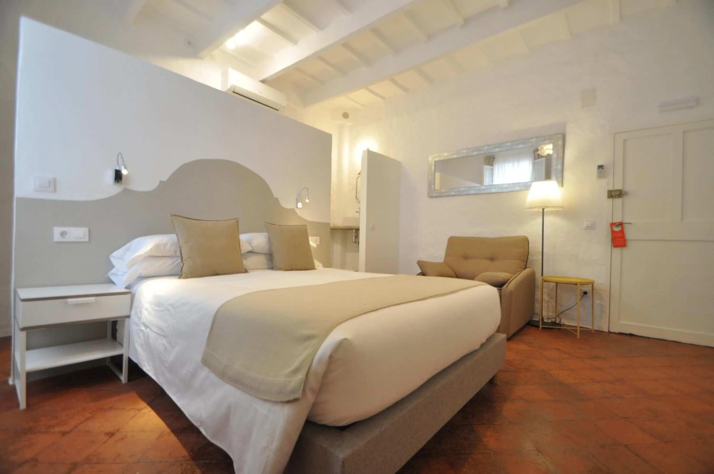 Bathroom, Bed in Port Antic Ciutadella by My Rooms Hotels TI