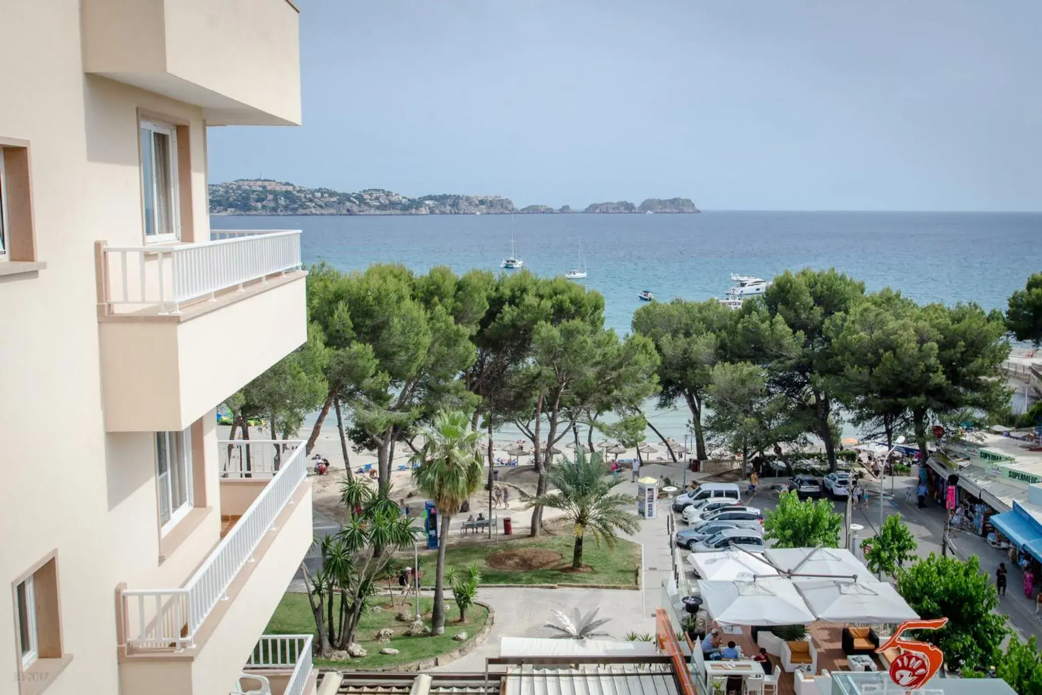 Sea view in Apartamentos Ponent Sea view in Apartamentos Ponent