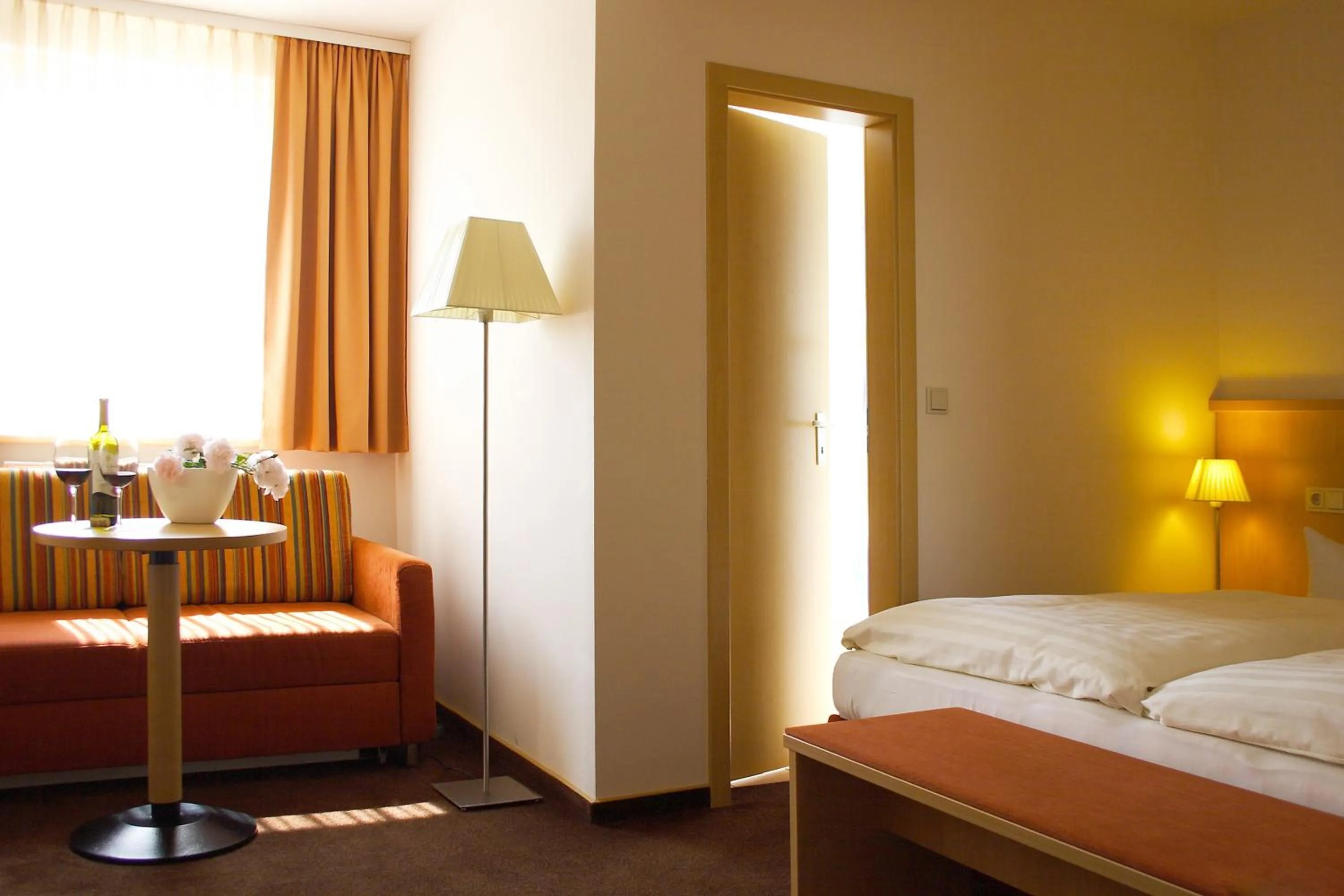 Photo of the whole room, Bed in Lübsche Thorweide