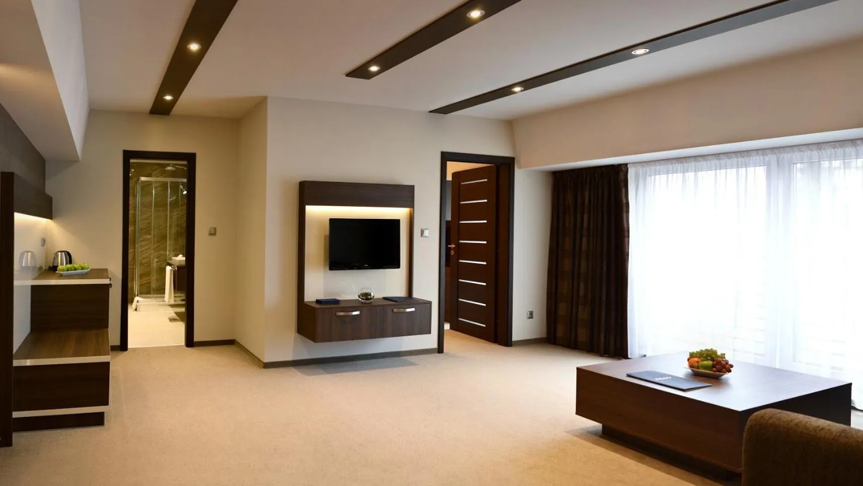 Living room, Bed in AZUL Hotel & Restaurant Partizánske