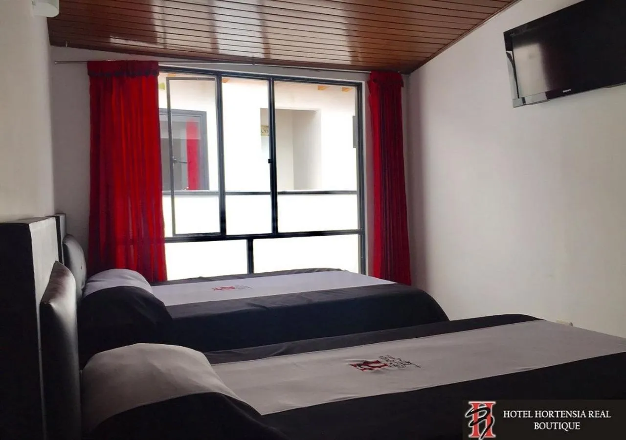 Bed in Hotel Hortensia Real