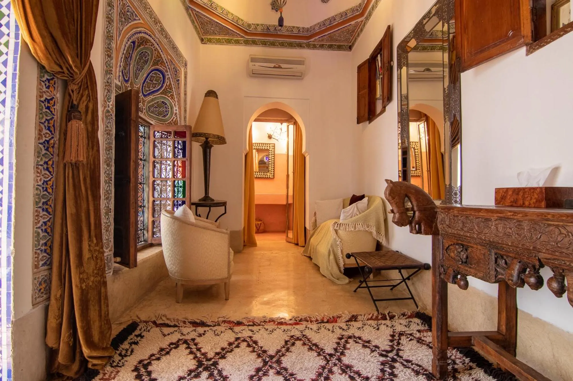 Living room in Riad Dar Oulhoum