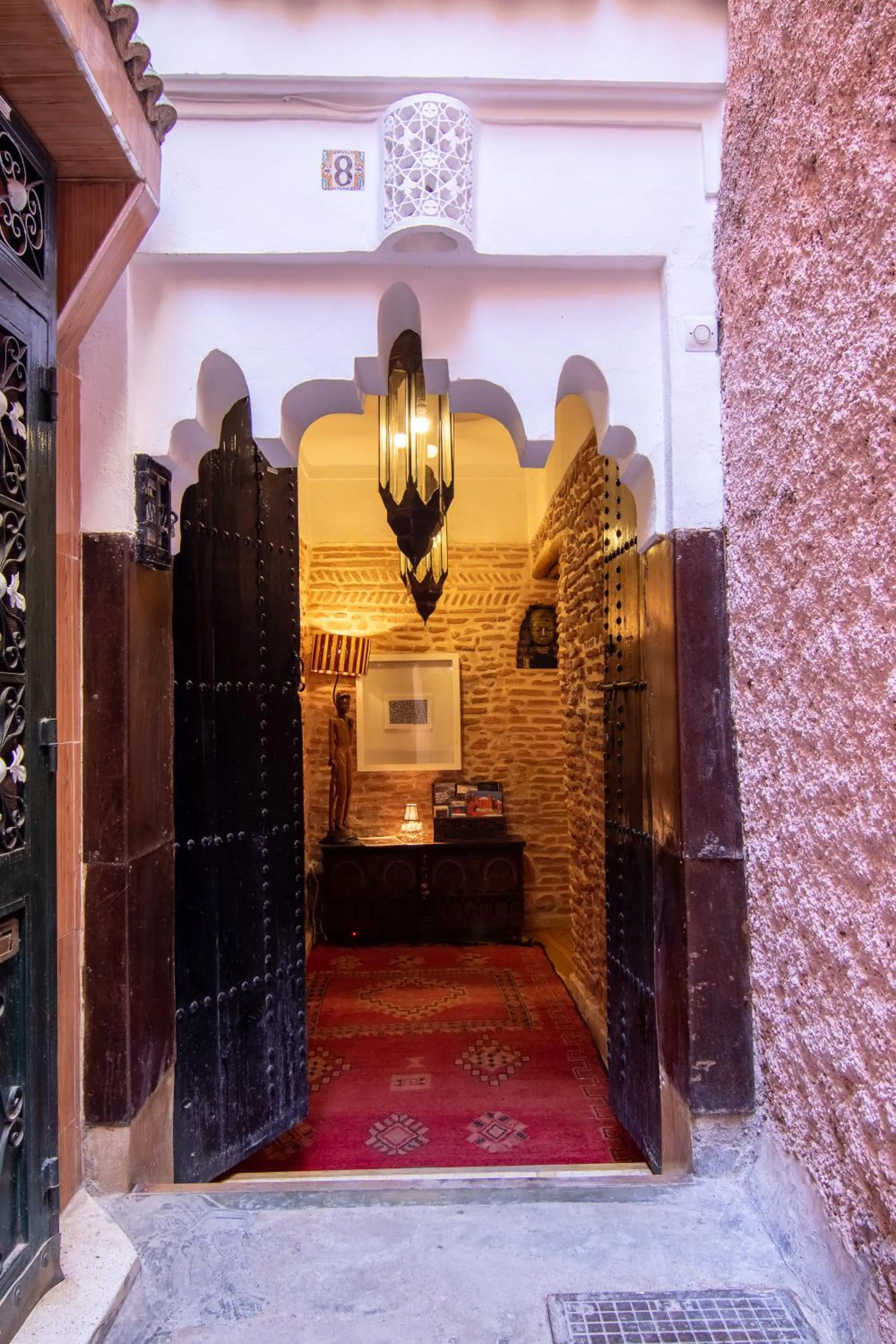 Facade/entrance in Riad Dar Oulhoum