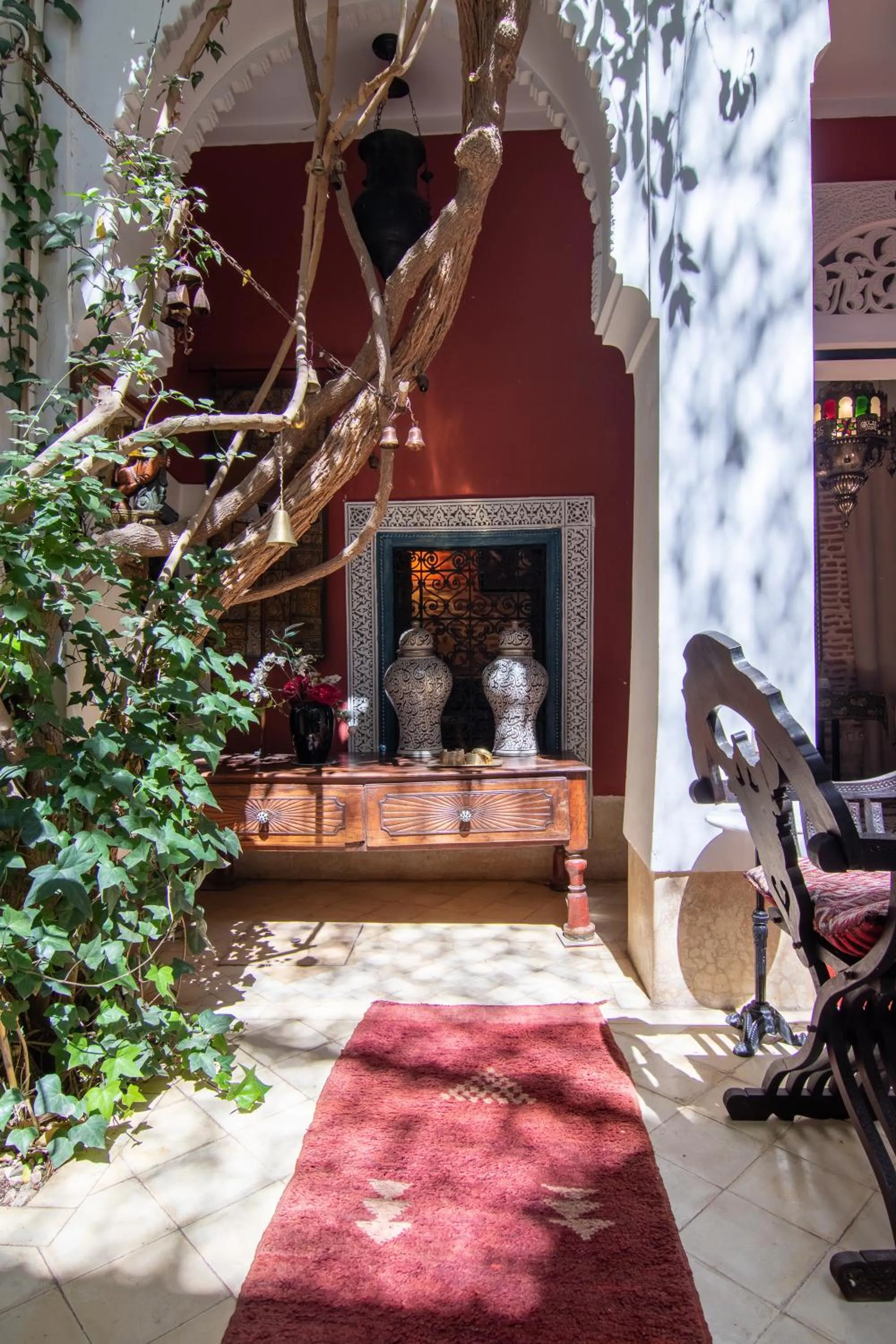 Patio in Riad Dar Oulhoum
