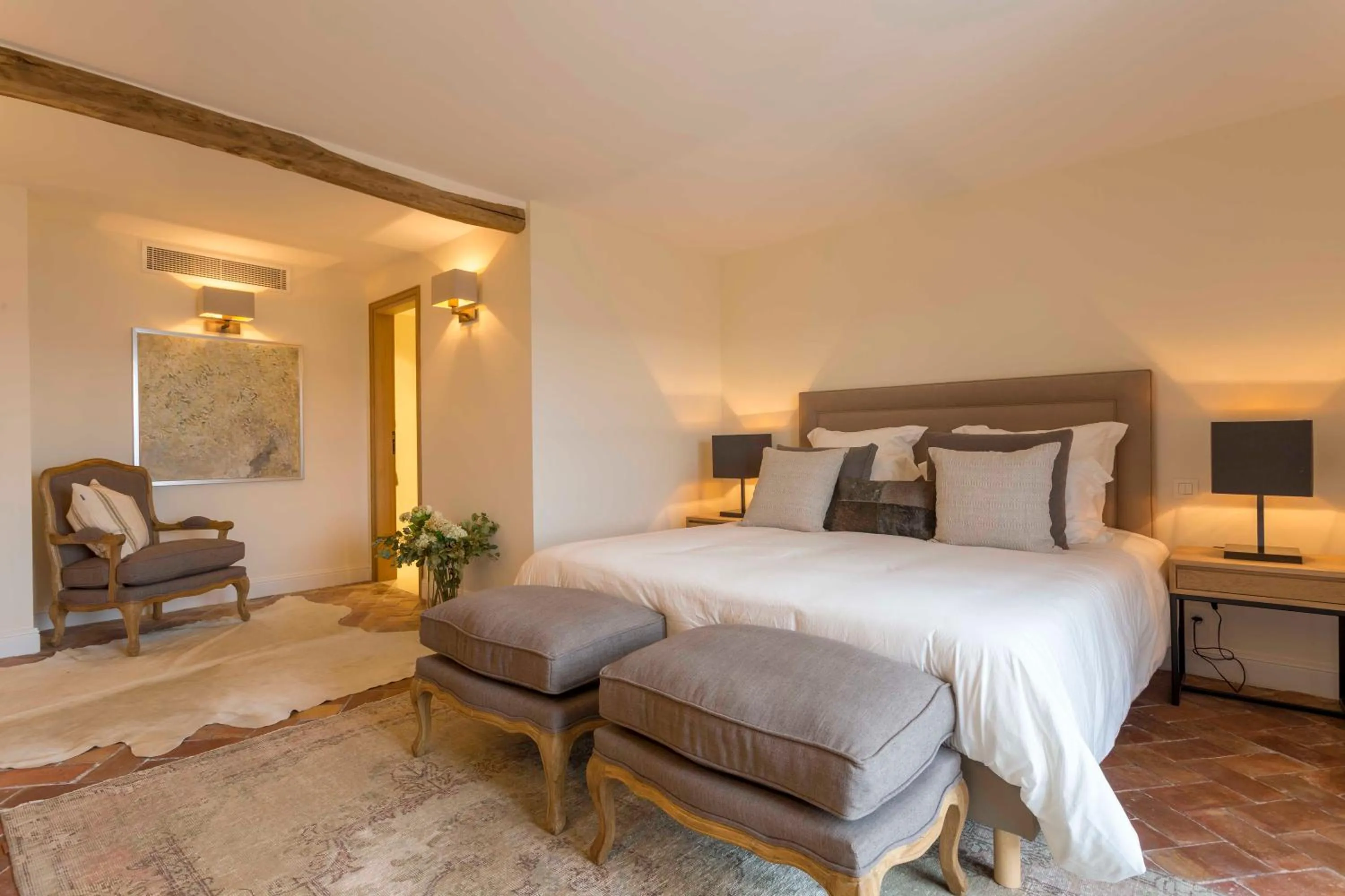 Bedroom, Bed in Mougins Luxury Retreats