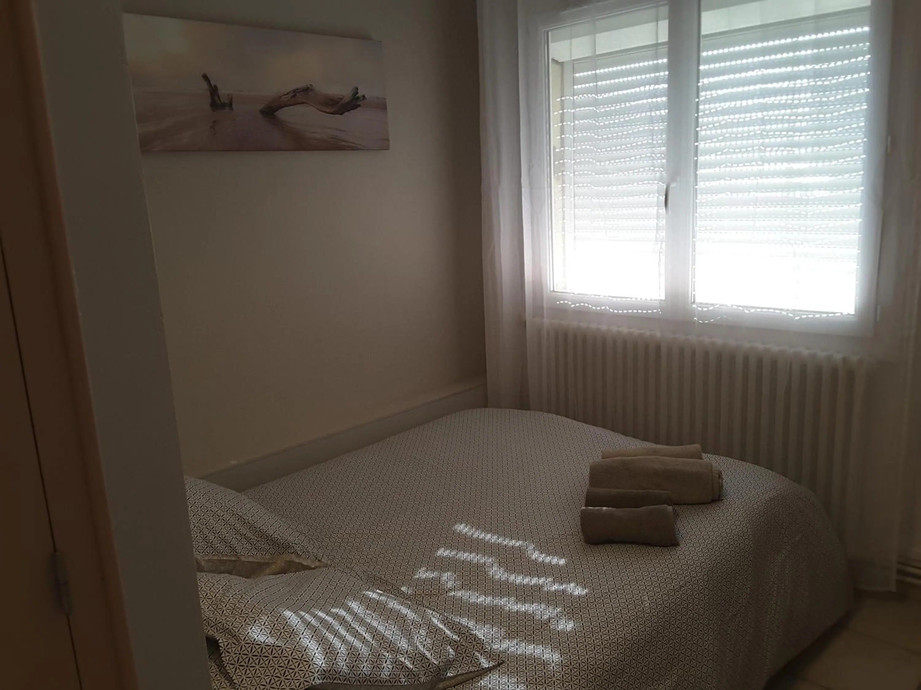 Bed in Hotel Restaurant Calypso