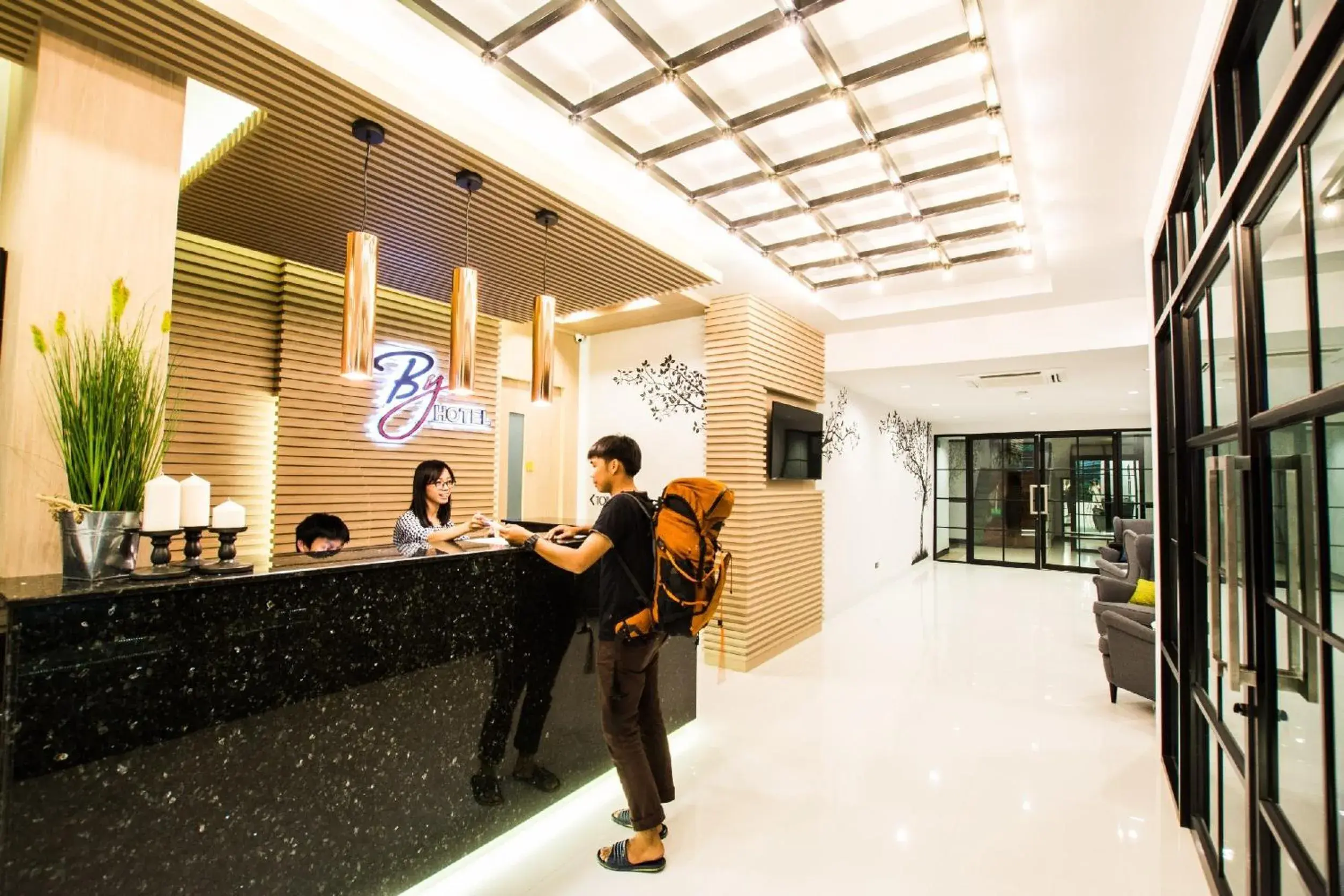 Lobby or reception in BY Hotel Kanchanaburi Lobby or reception in BY Hotel Kanchanaburi