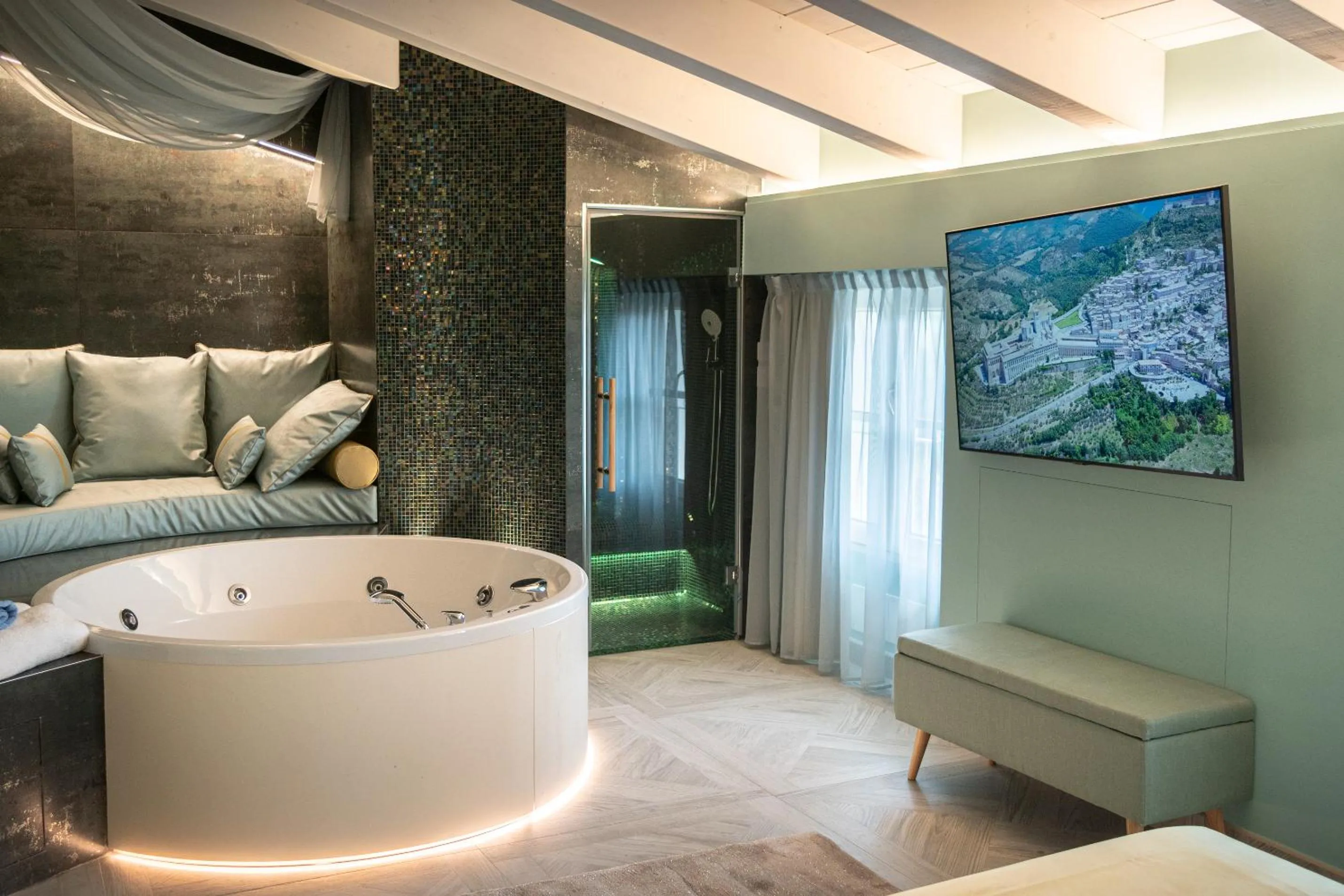 Steam room, Bed in Il Giardino degli Angeli