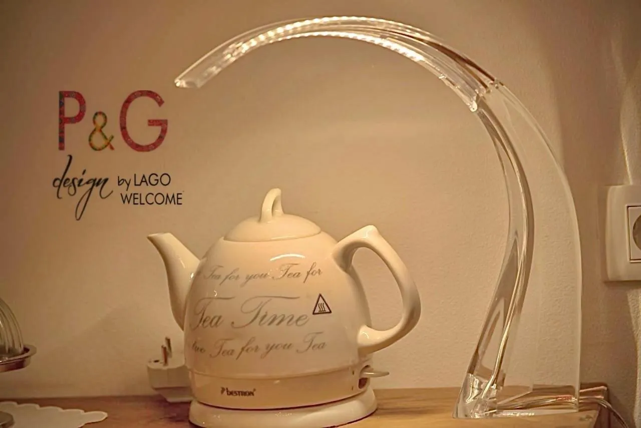 Decorative detail in P&G design by Lago Welcome Enna