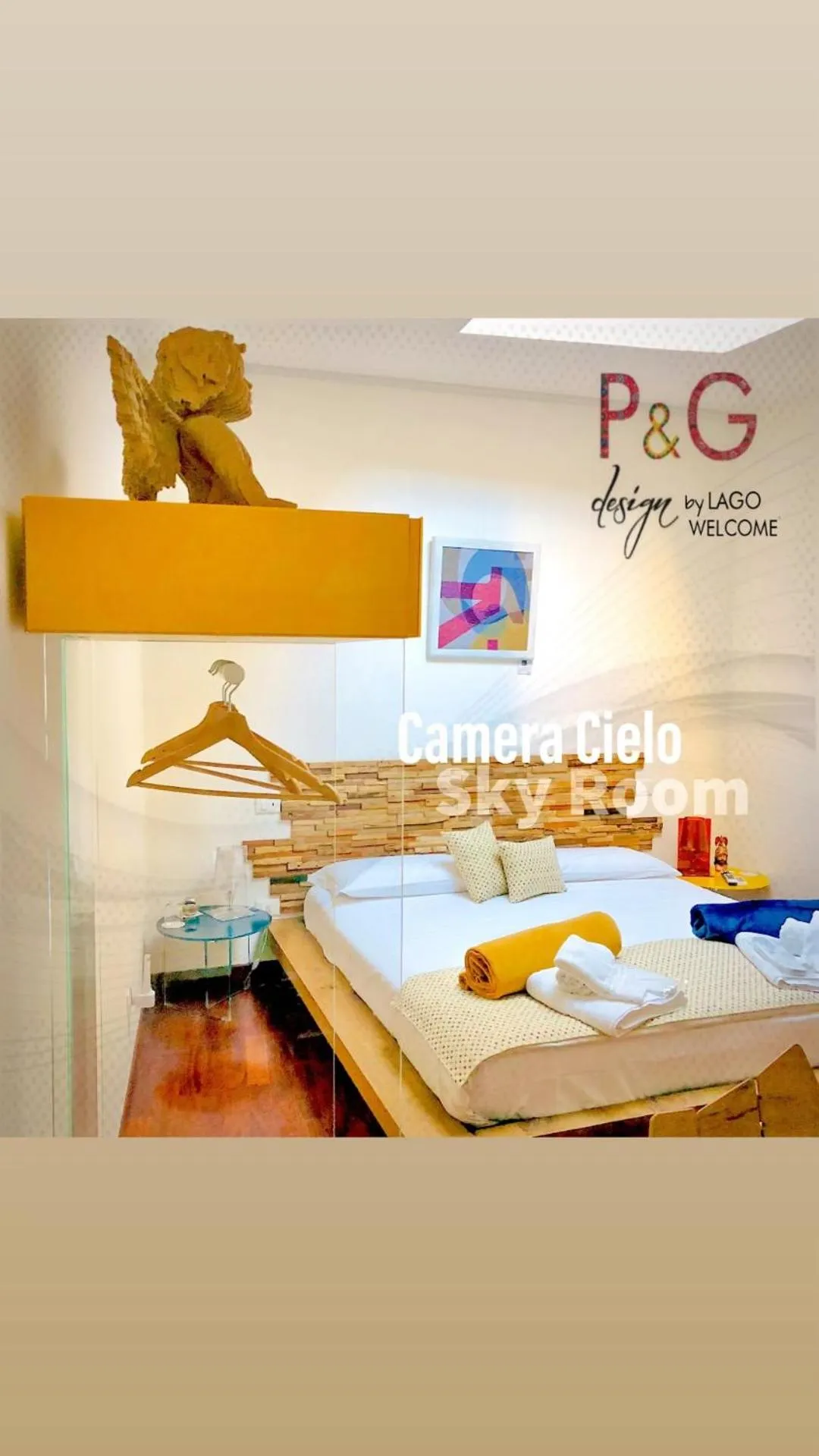 Bed in P&G design by Lago Welcome Enna