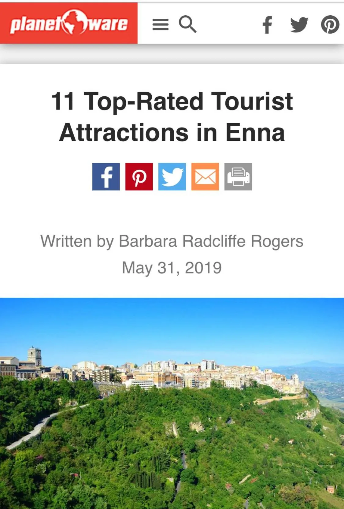 Certificate/Award in P&G design by Lago Welcome Enna