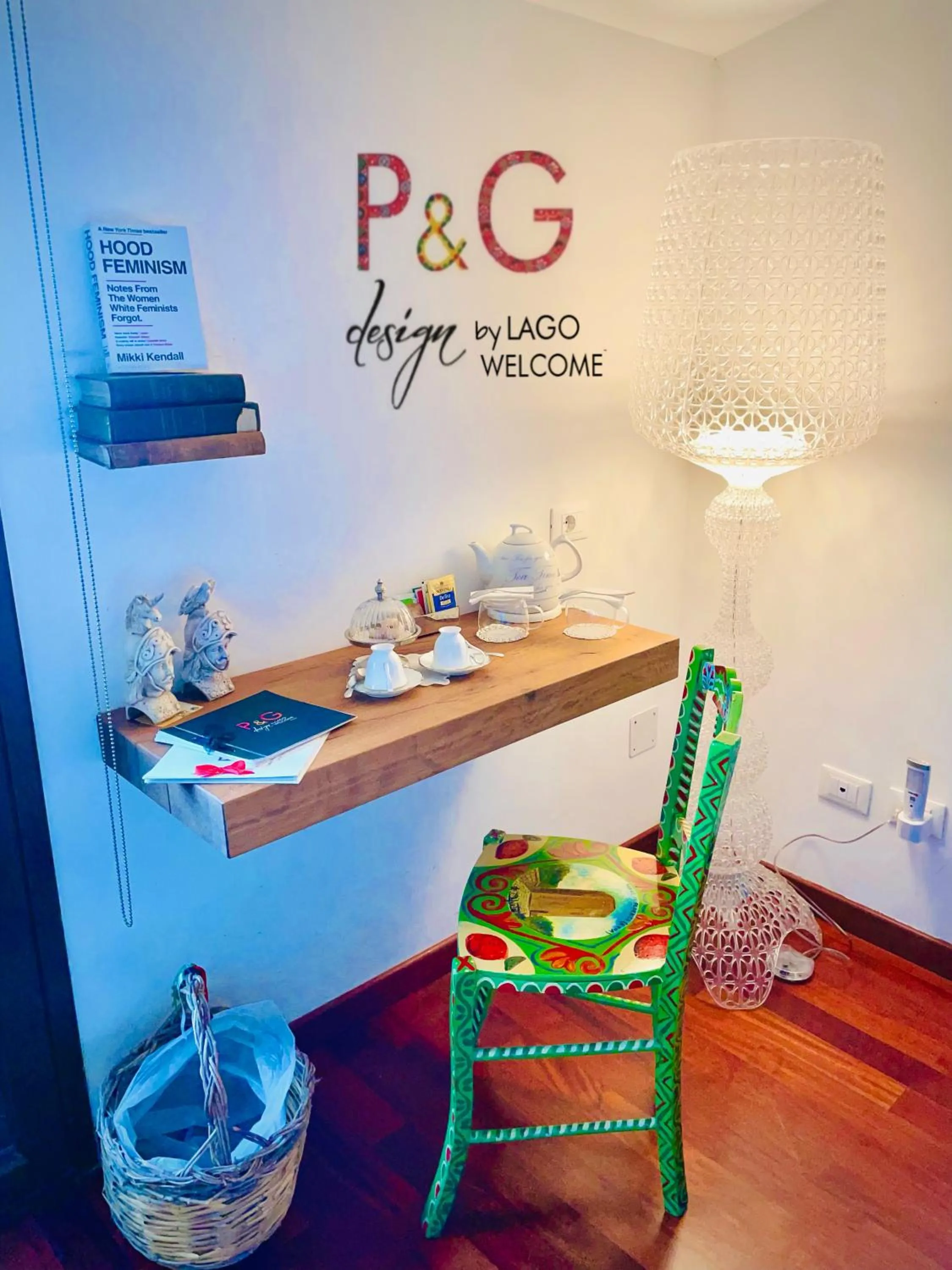 Decorative detail in P&G design by Lago Welcome Enna