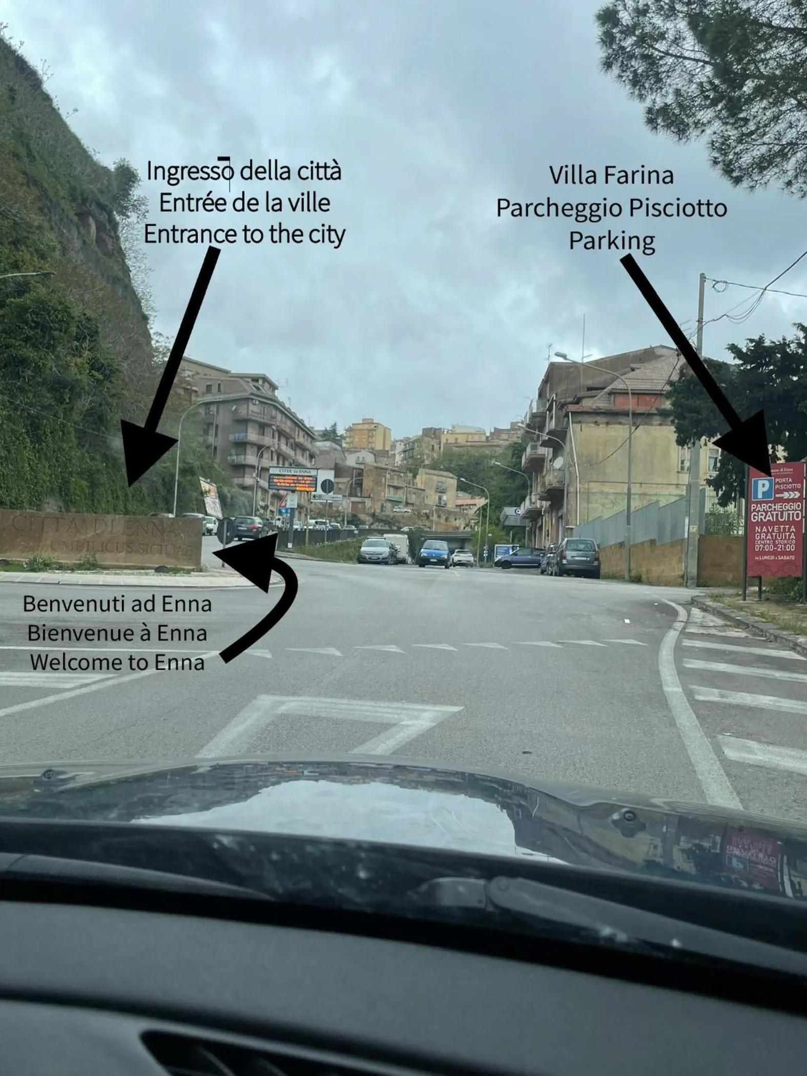 Parking in P&G design by Lago Welcome Enna