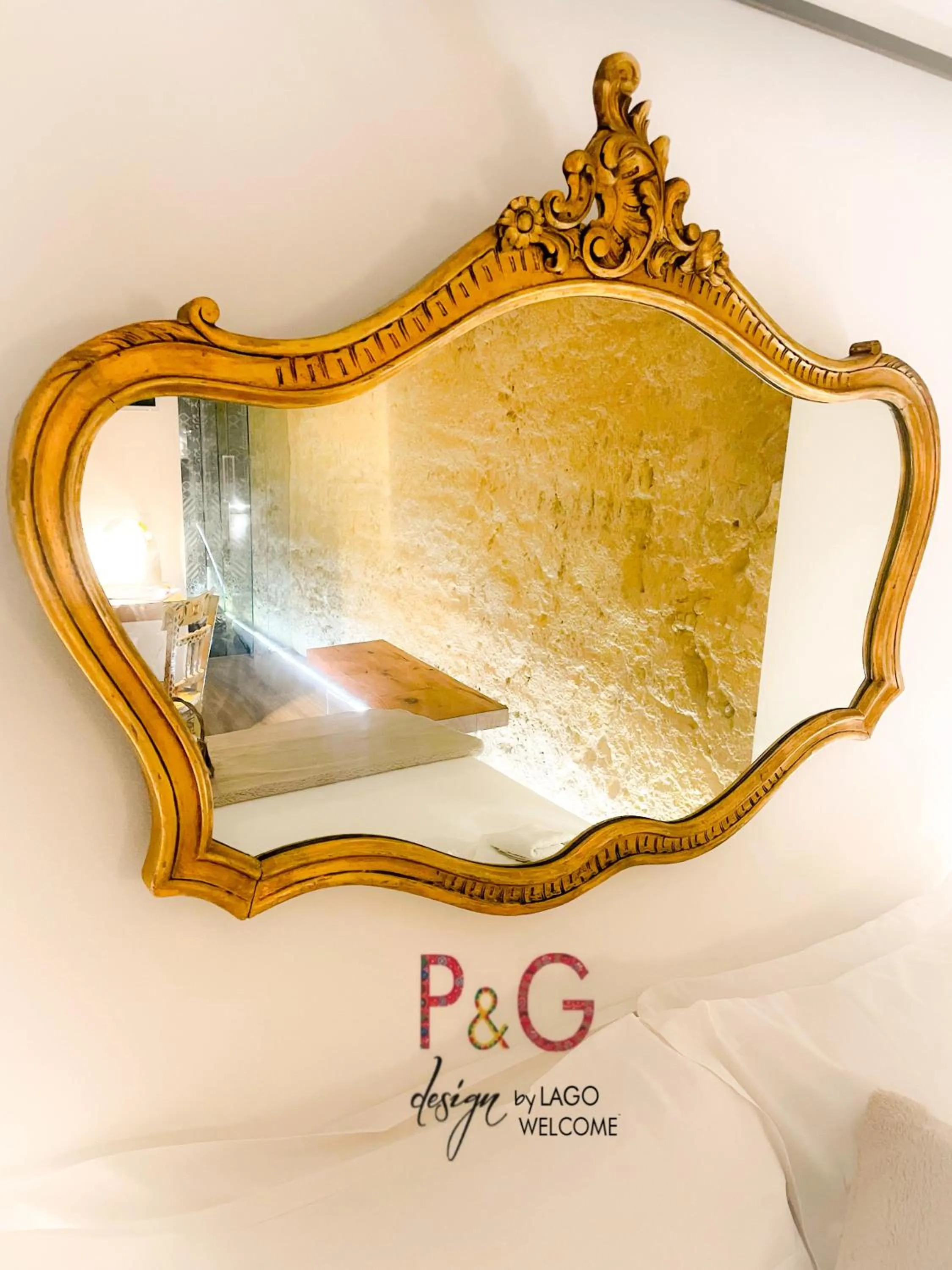 Decorative detail in P&G design by Lago Welcome Enna