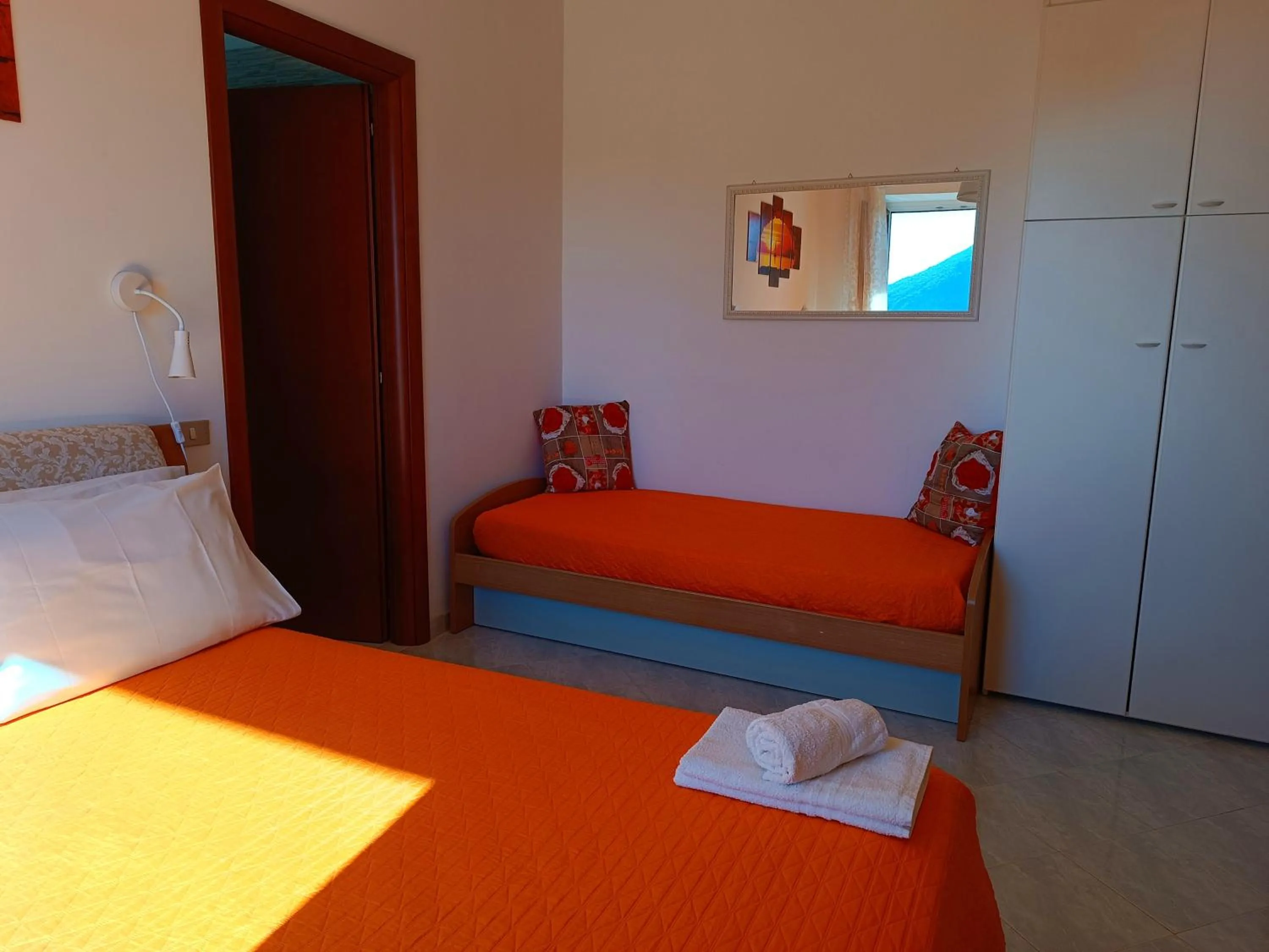 Bed in La Roccia Incantata Amalfi Coast