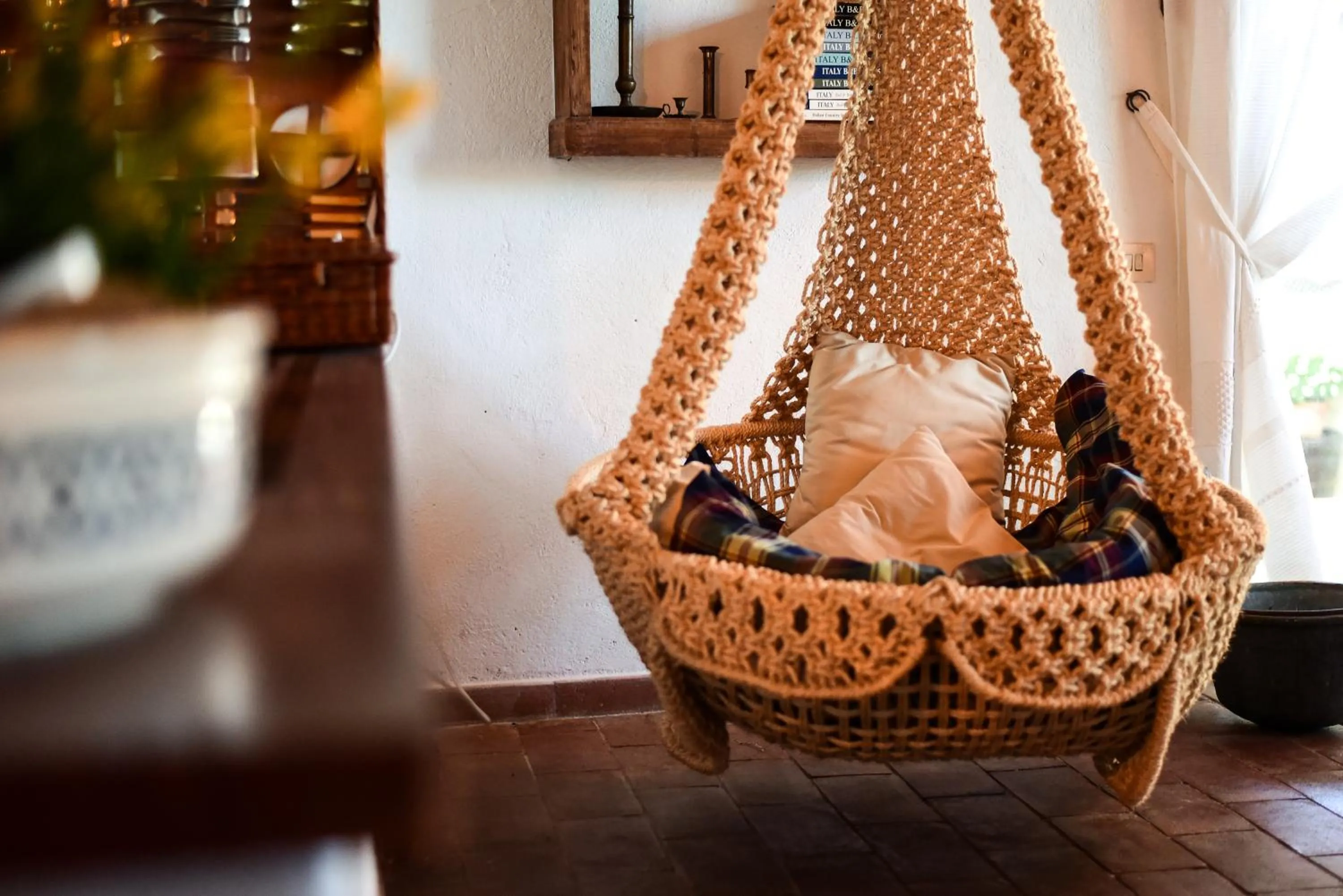 Communal lounge/ TV room in B&B Fagiolari