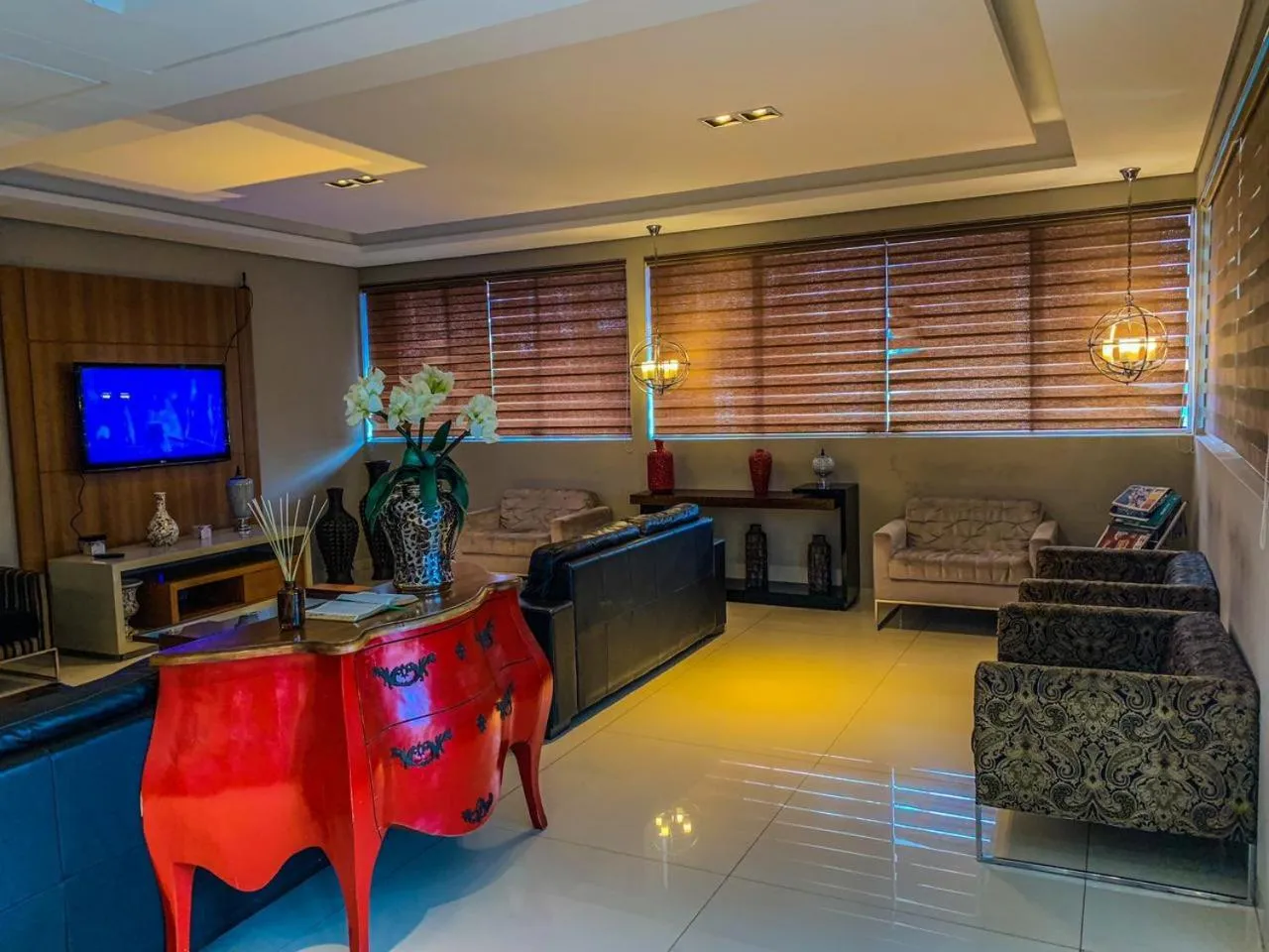 Lobby or reception in Rede Andrade Rondonópolis