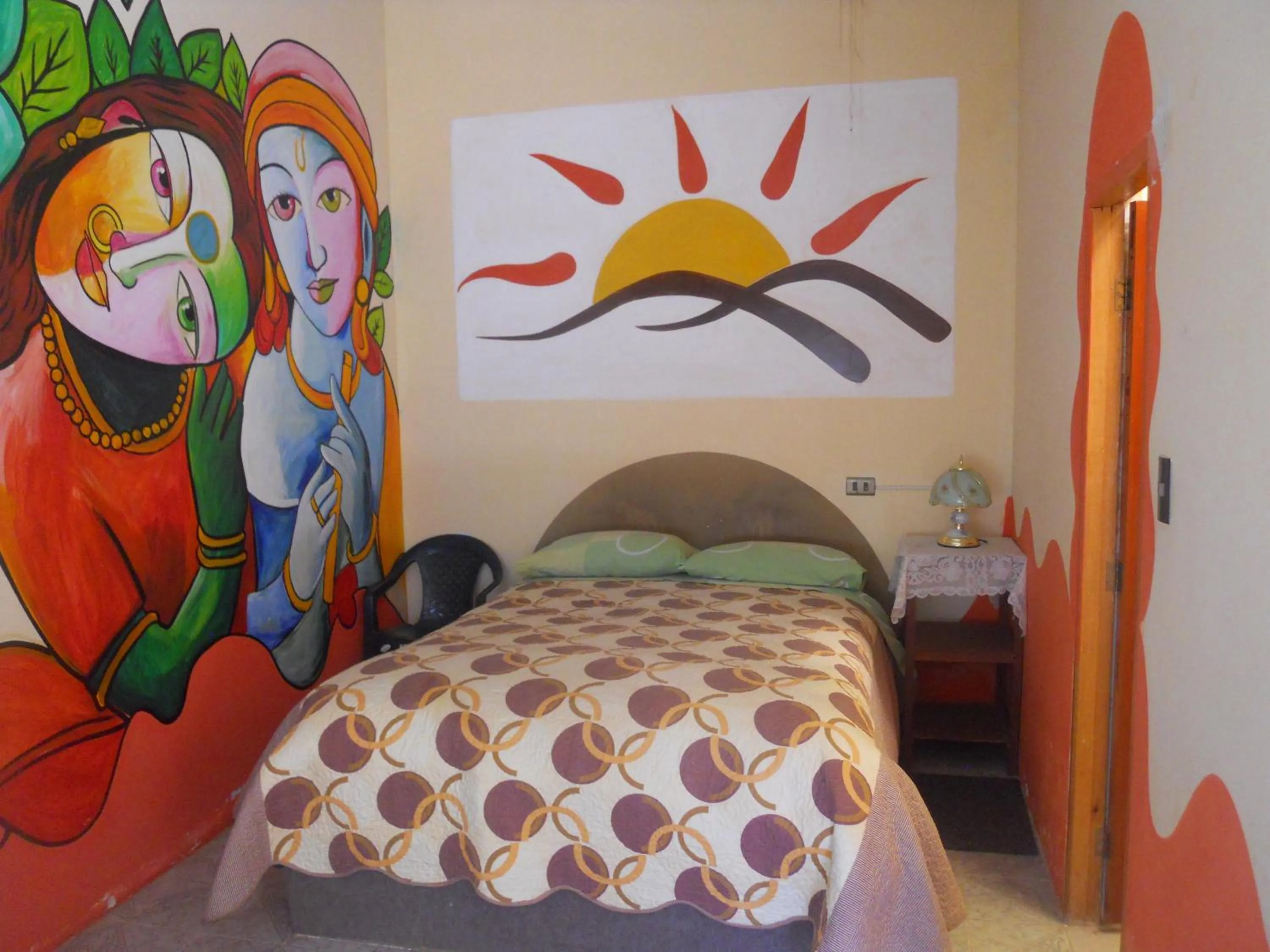 Bed in Hostal La Casa del Sol