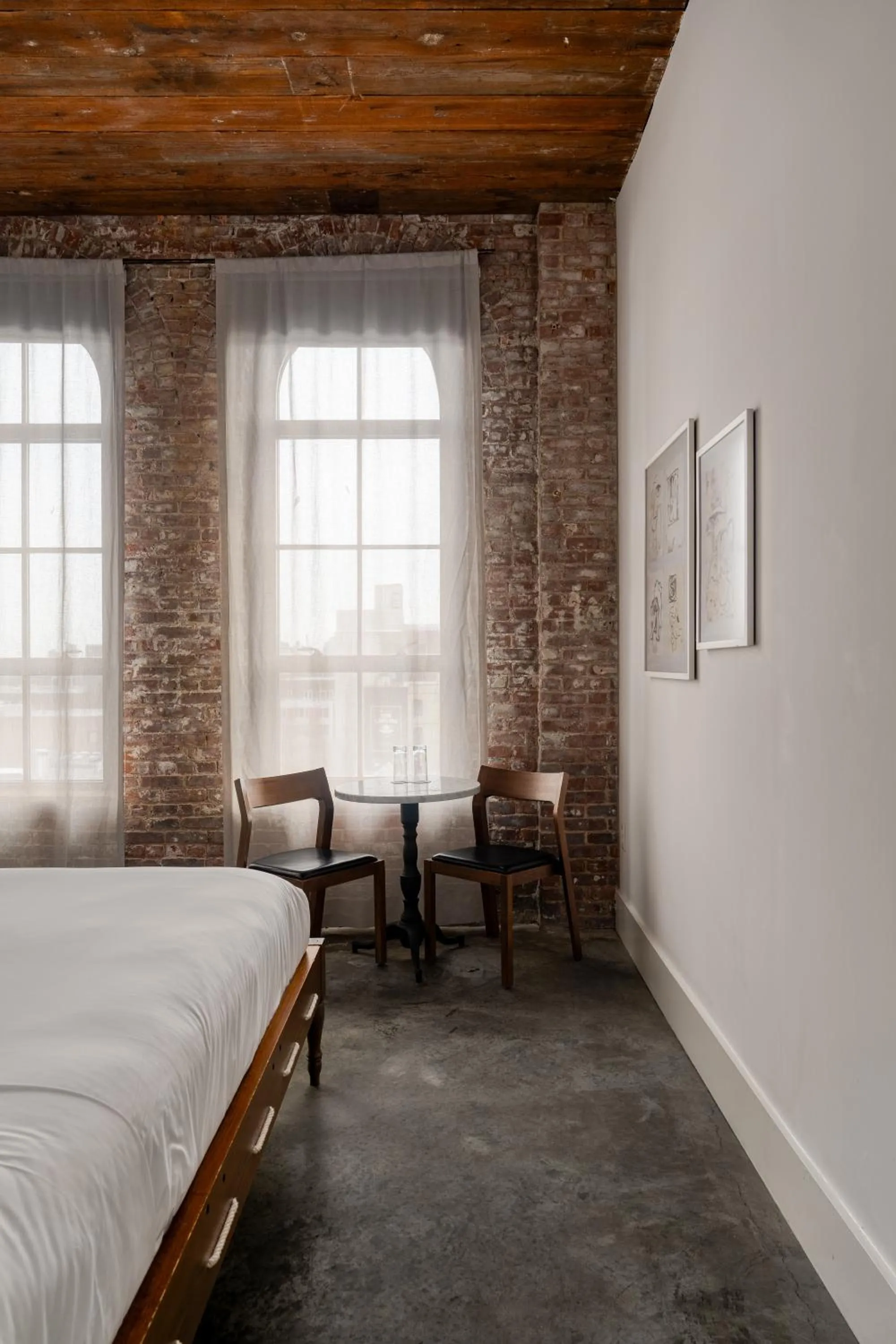 Bed in Wythe Hotel