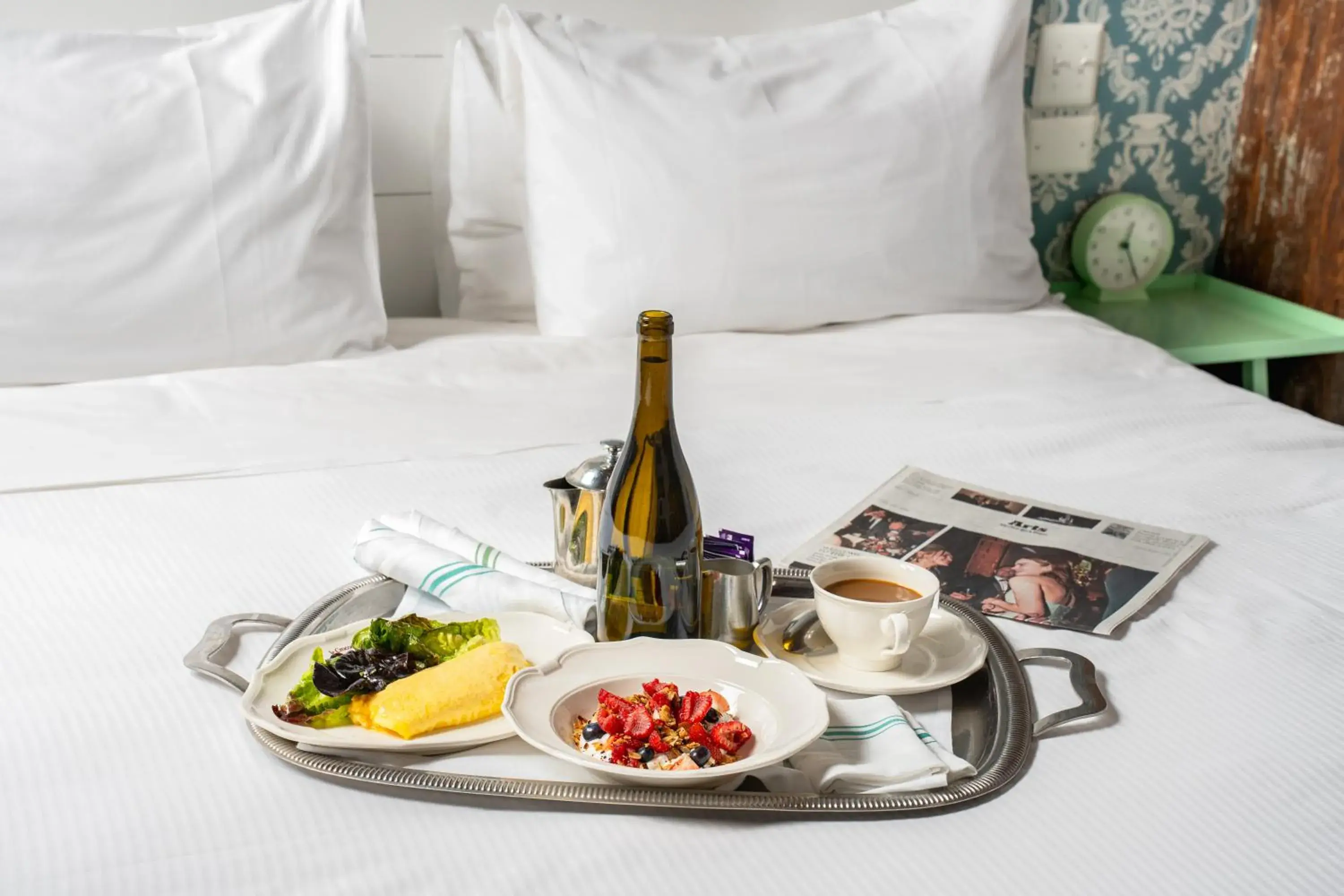 Bed in Wythe Hotel Bed in Wythe Hotel