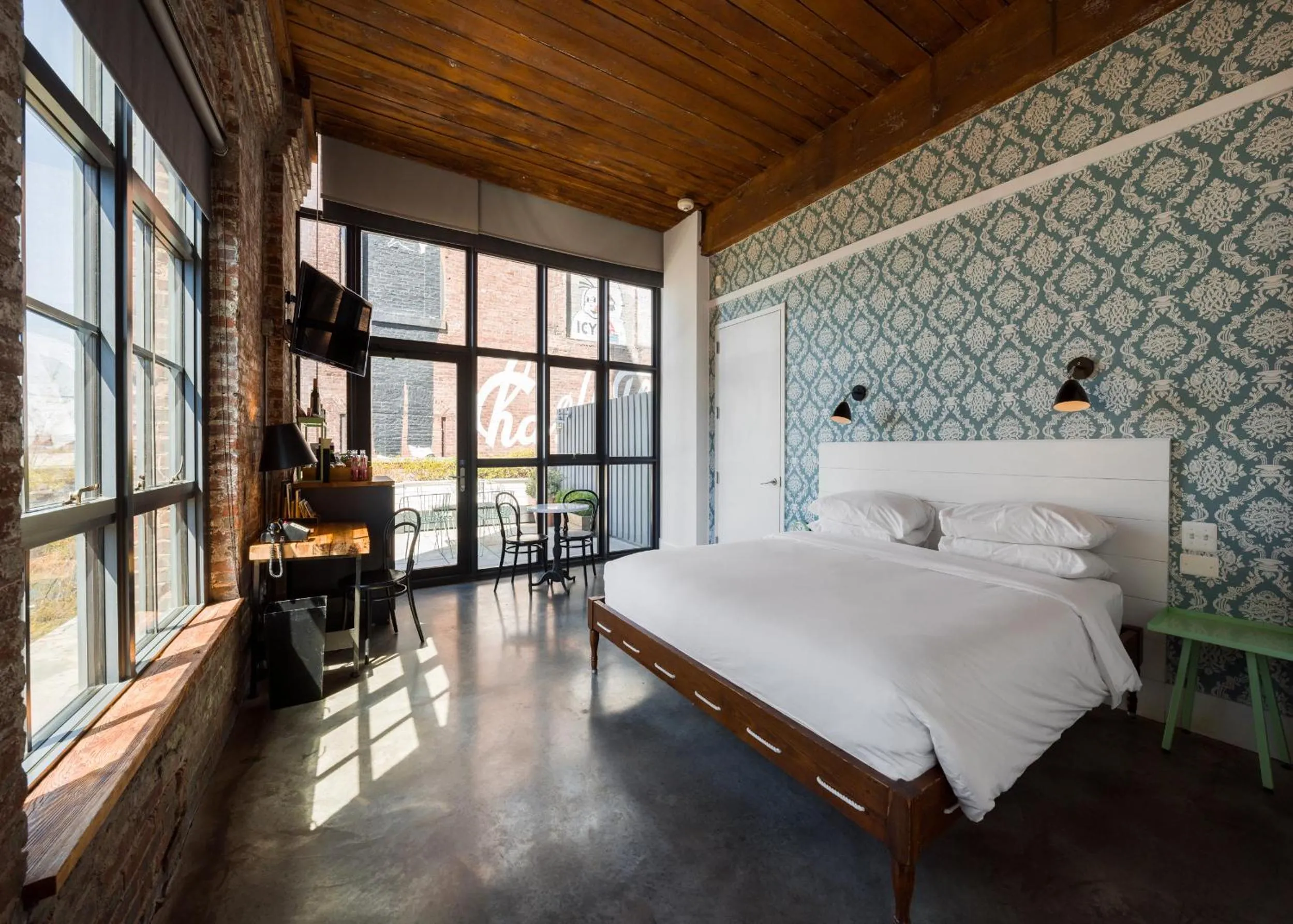 Bed in Wythe Hotel