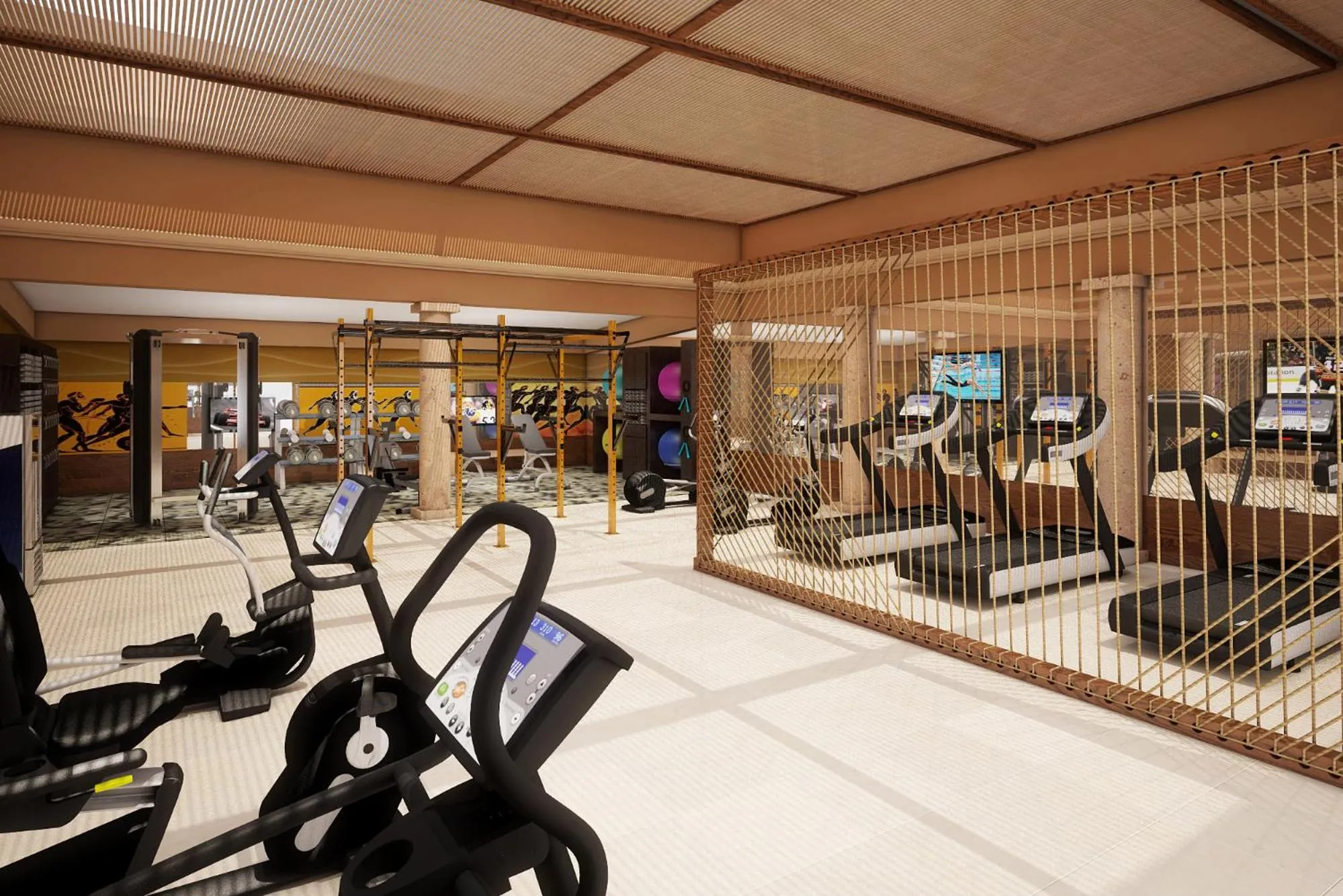 Fitness centre/facilities in Altitude by Krystal Grand Los Cabos - All Inclusive