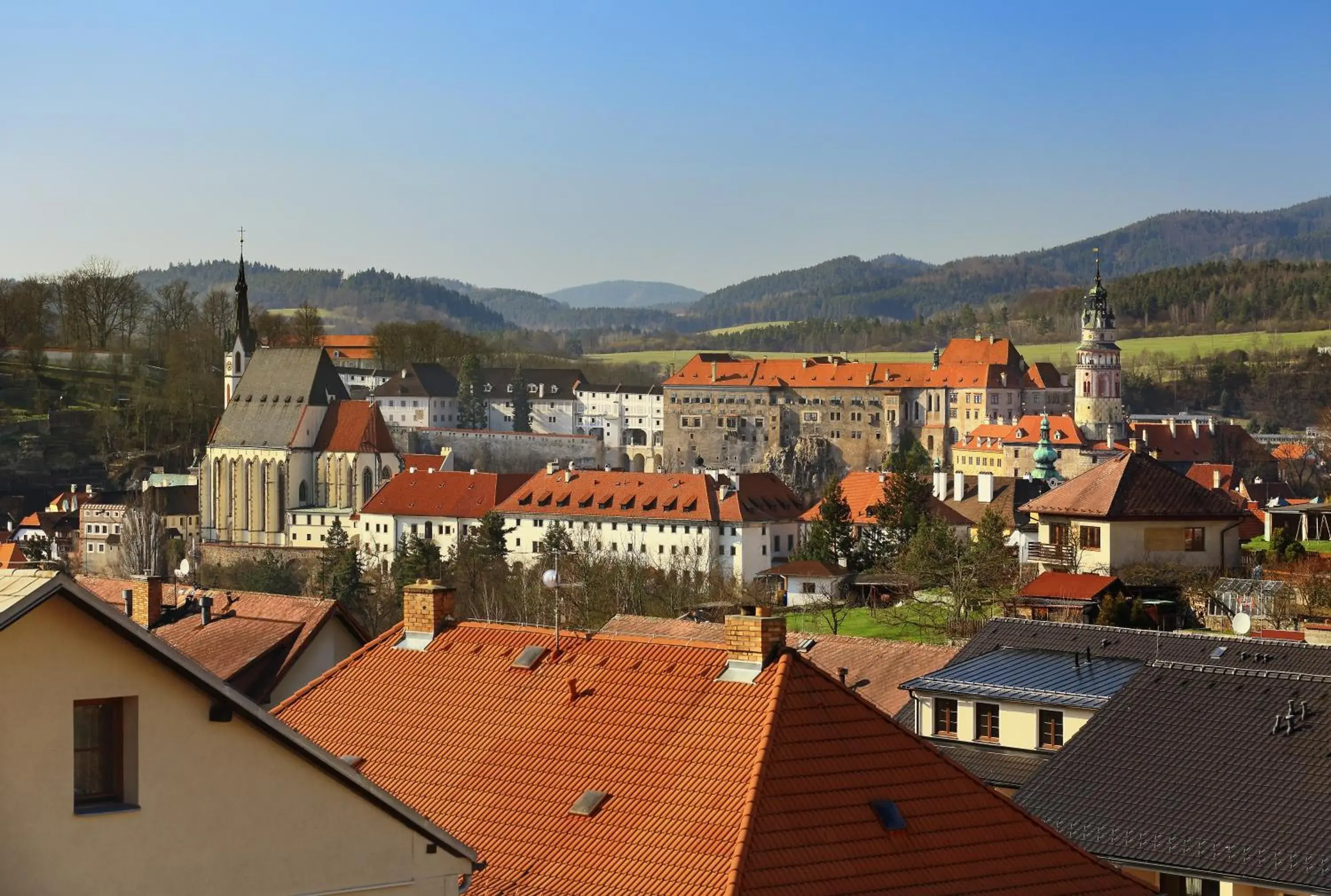 City view in Penzion Krumlov - Massage studio City view in Penzion Krumlov - Massage studio