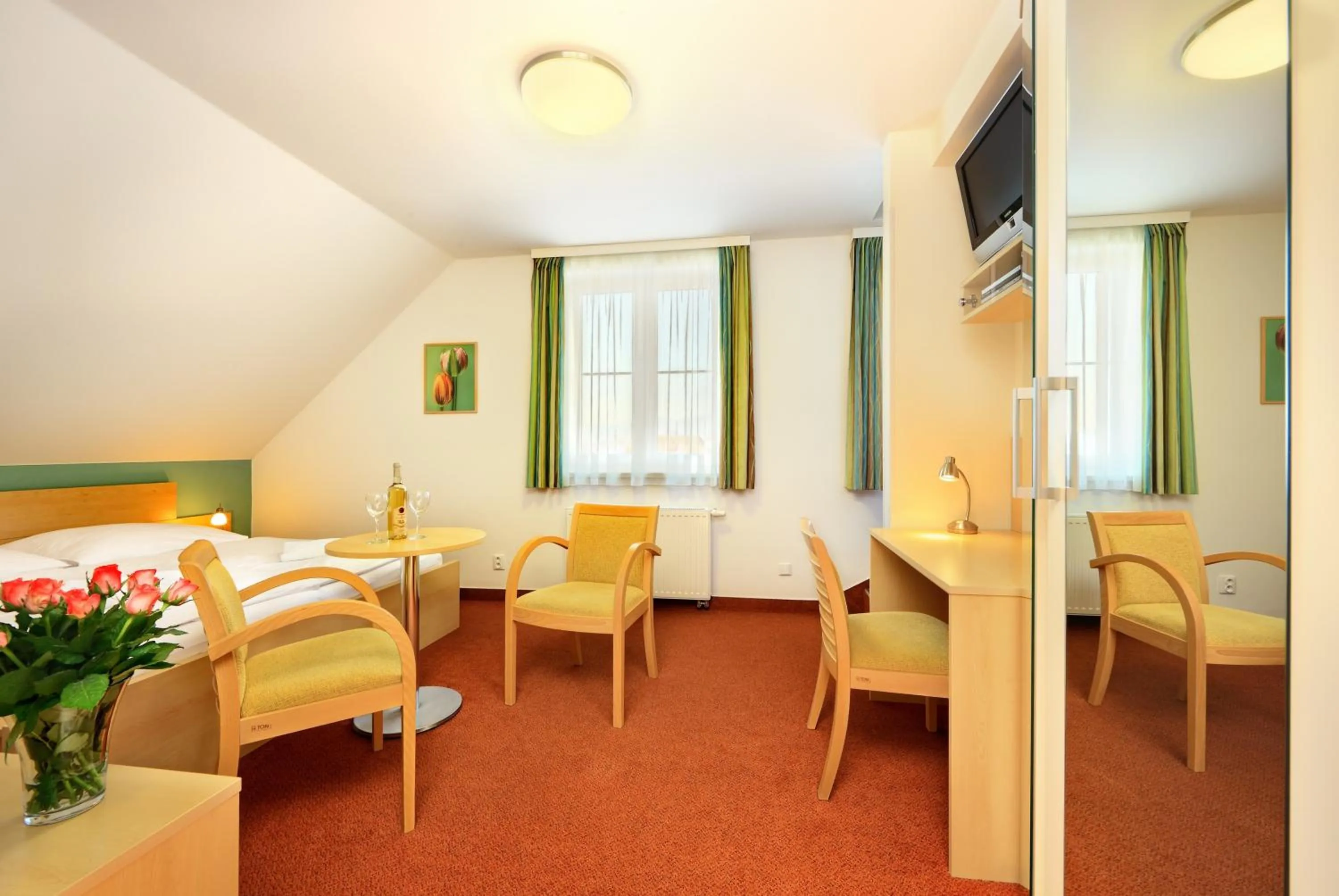 Bedroom in Penzion Krumlov - Massage studio