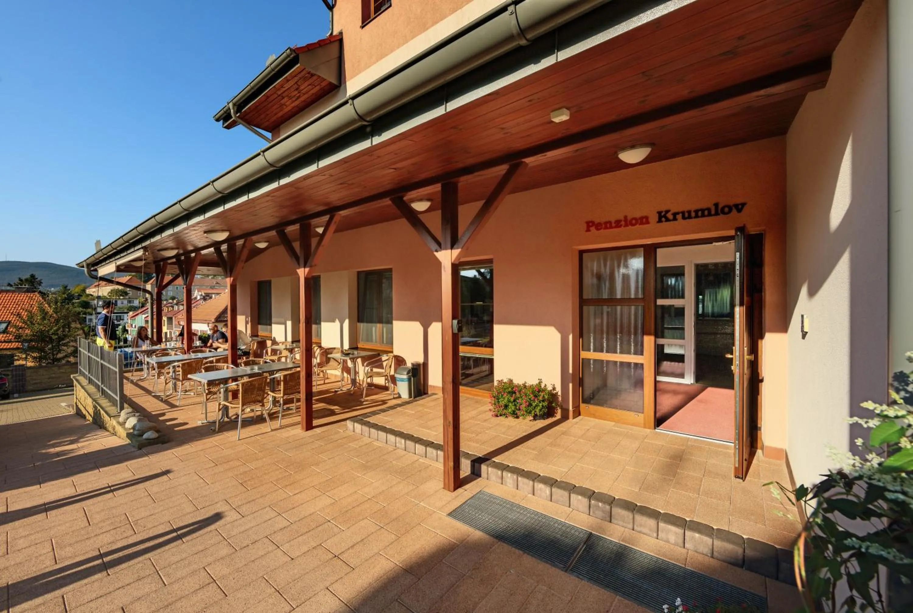 Facade/entrance in Penzion Krumlov - Massage studio