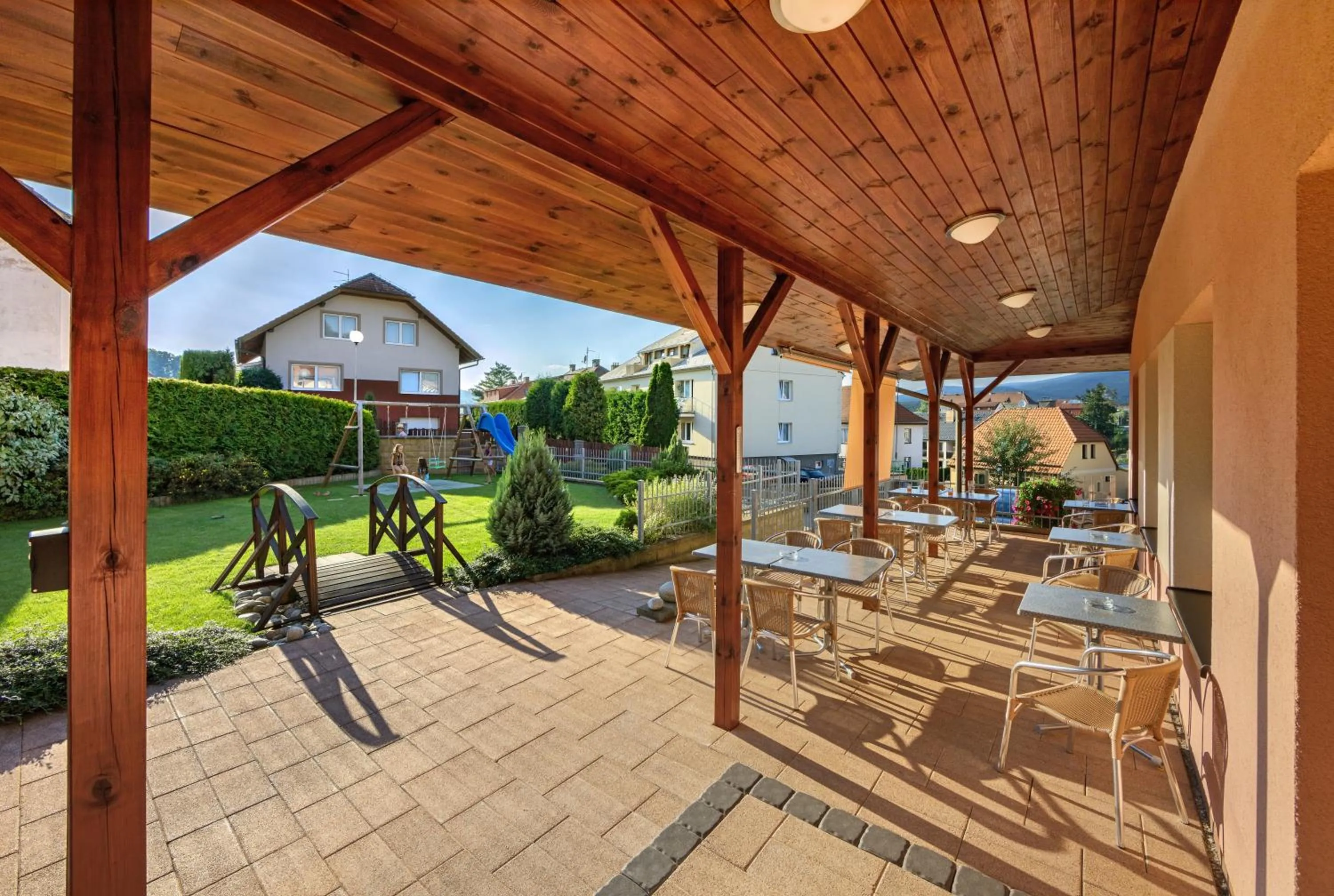 Patio in Penzion Krumlov - Massage studio