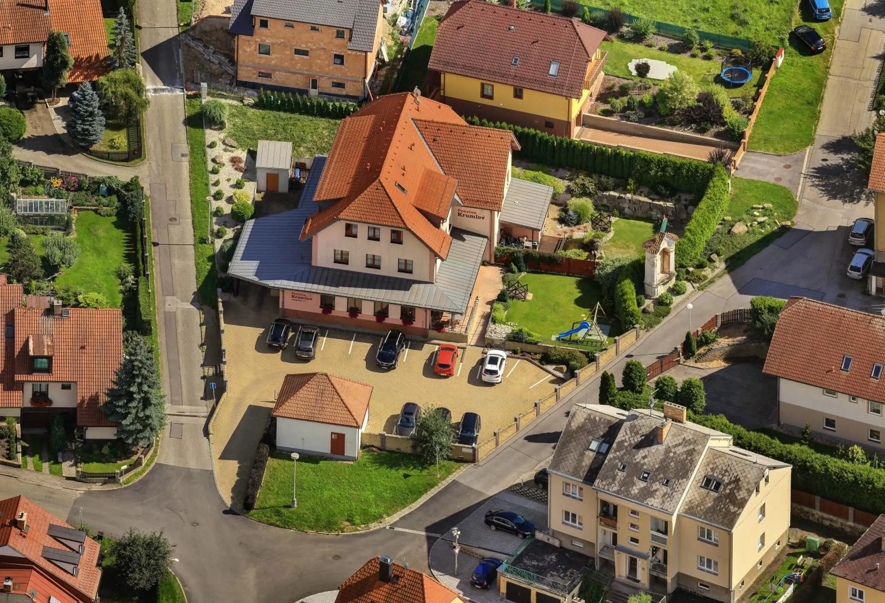 Bird's eye view in Penzion Krumlov - Massage studio Bird's eye view in Penzion Krumlov - Massage studio
