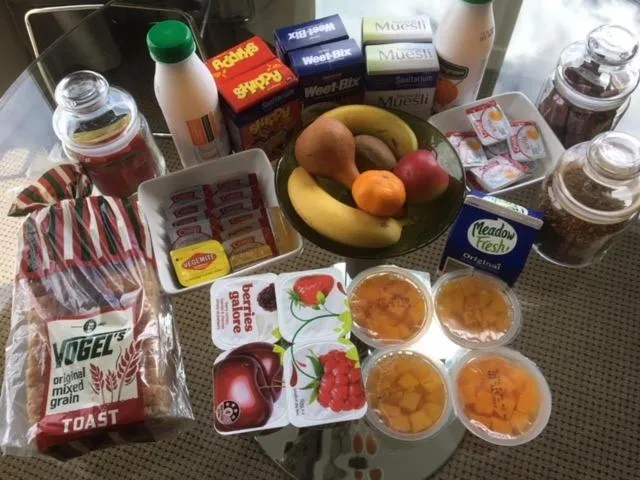 Continental breakfast in Top Of The Town Bed & Breakfast