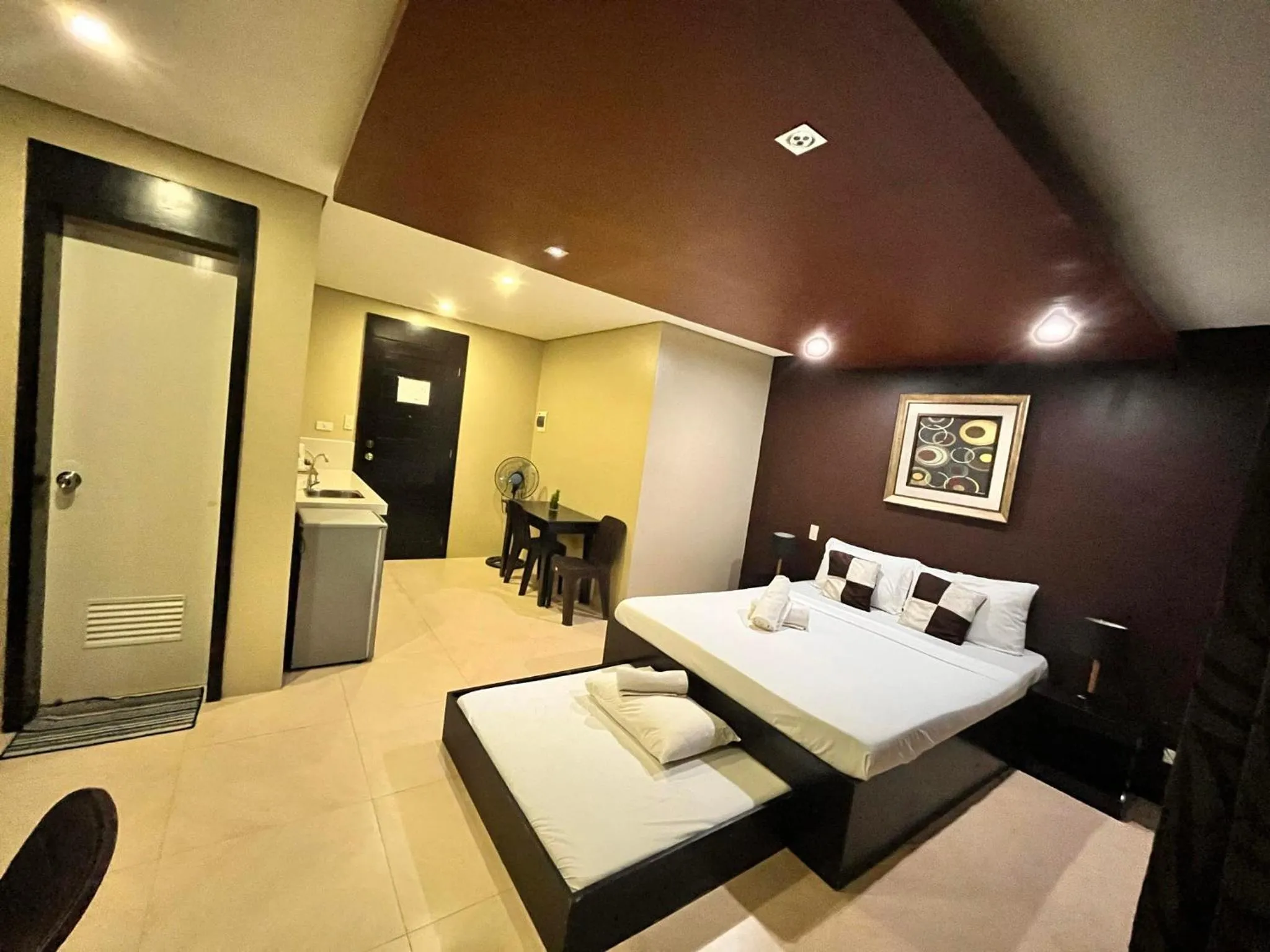 Bed in Casita Isla Beach Inn