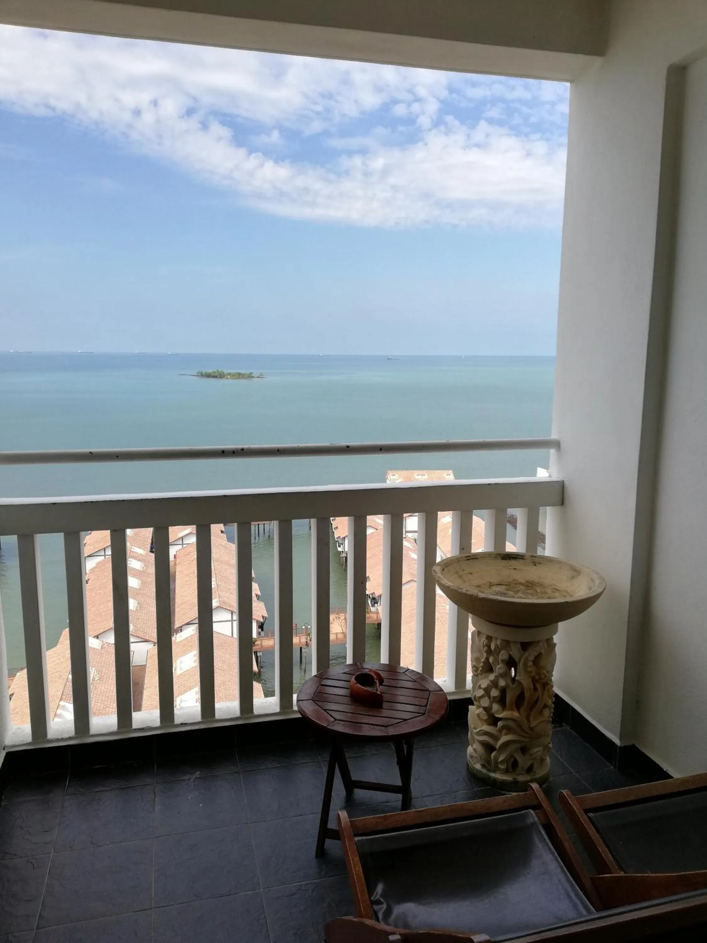 Balcony/Terrace in Wonderland Private Chalet at Port Dickson