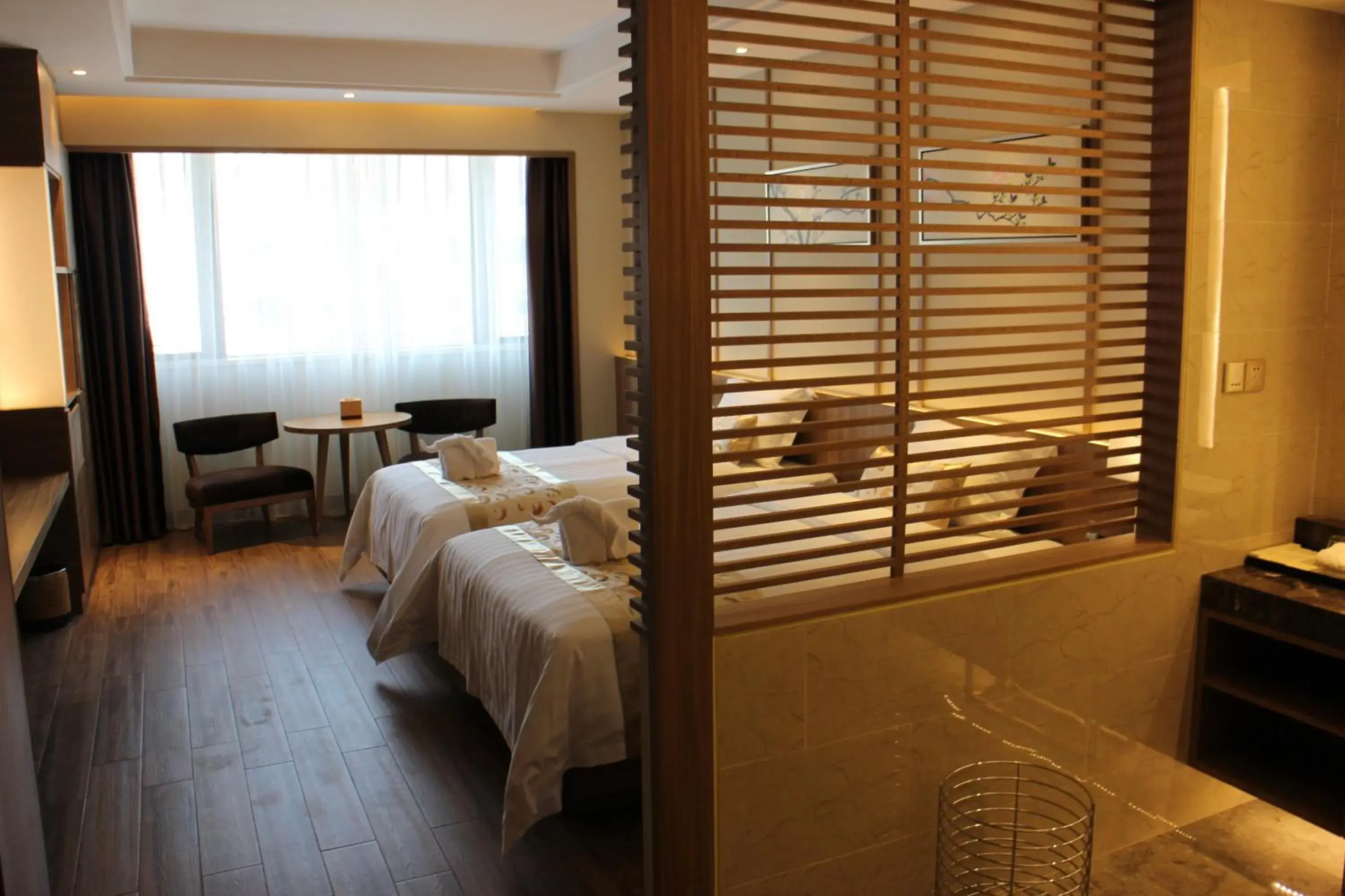 Business Twin Room in 南国会1站酒店 广交会免费穿梭巴士 Business Twin Room in 南国会1站酒店 广交会免费穿梭巴士