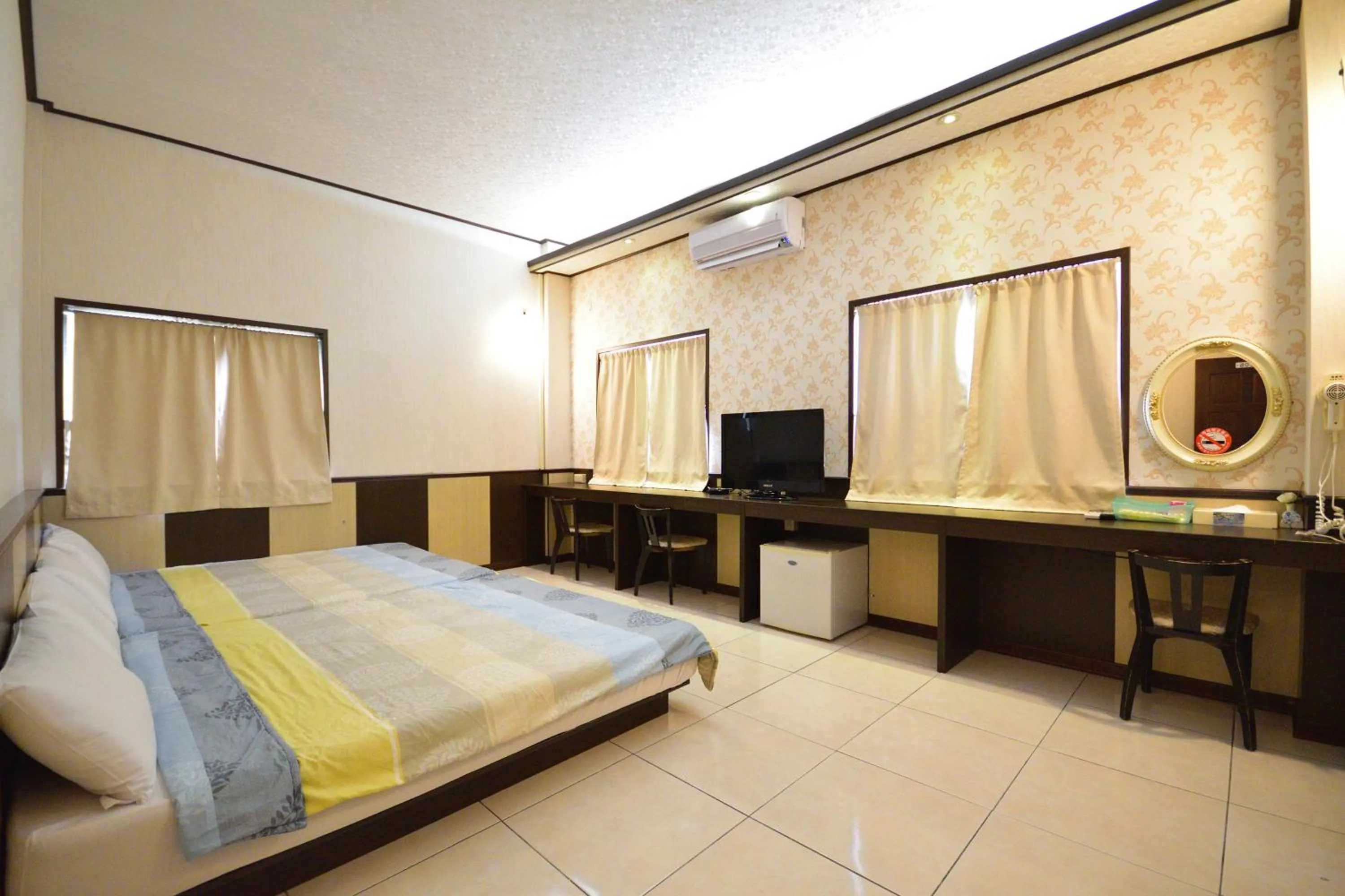 Bed in Luyi Ludao B&B