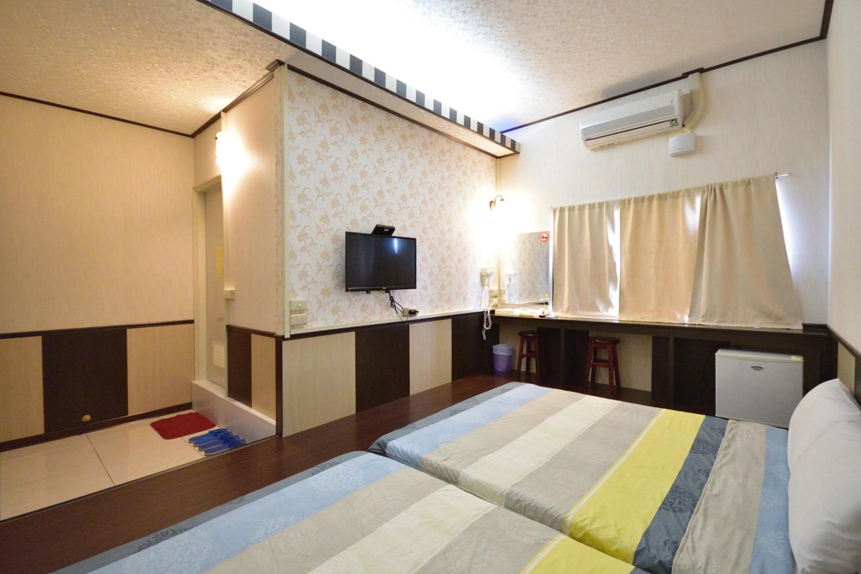 Bed in Luyi Ludao B&B