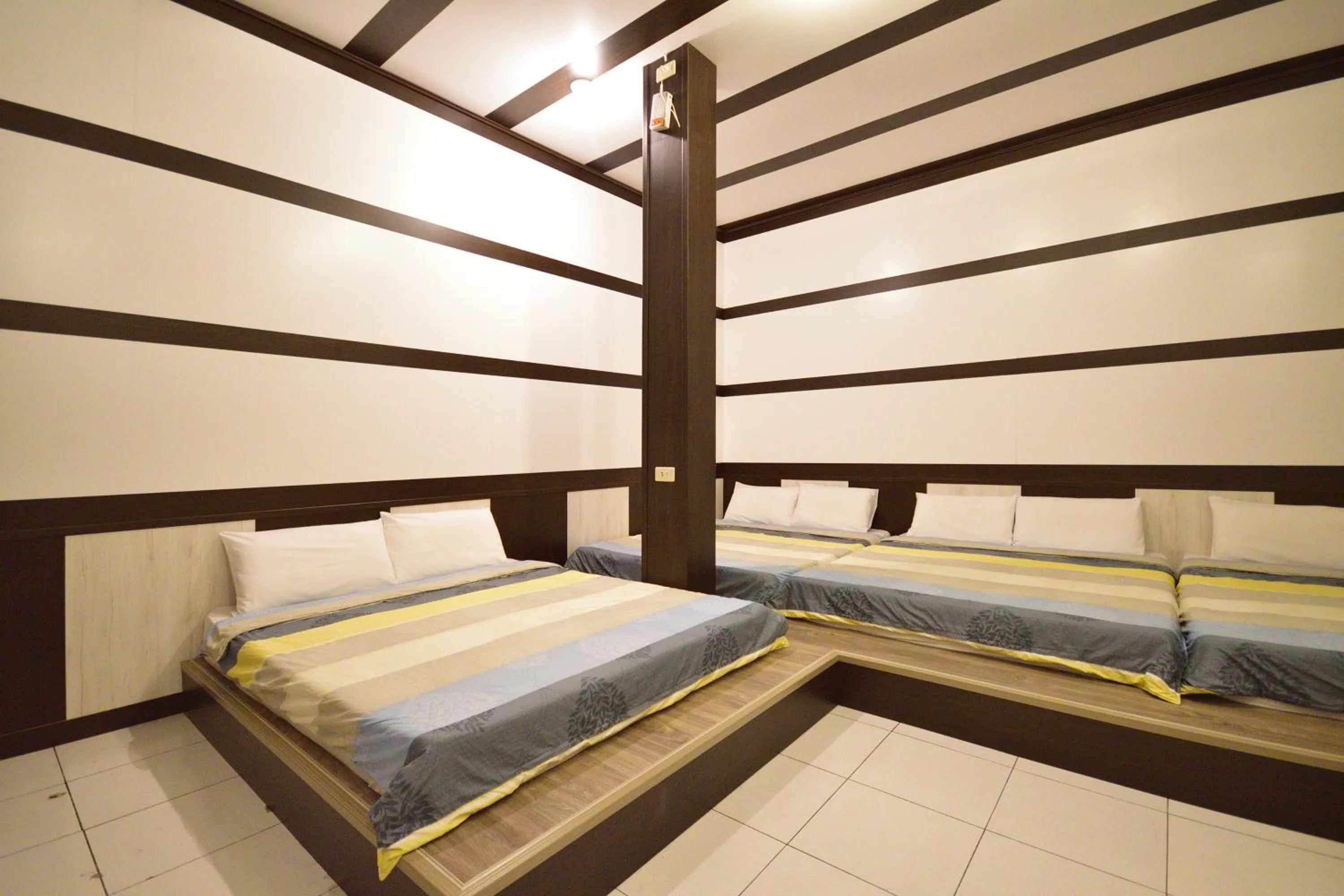 Bed in Luyi Ludao B&B