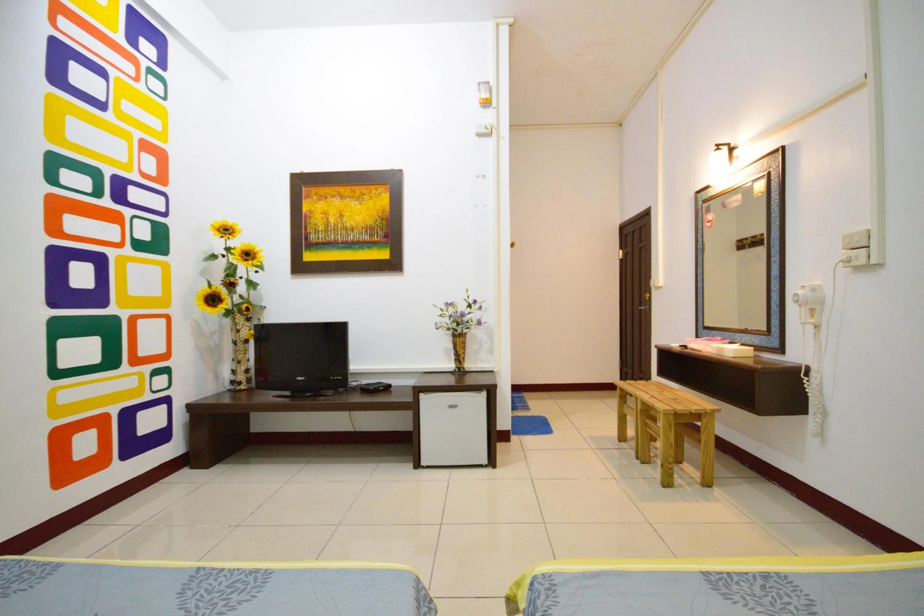 Bed in Luyi Ludao B&B