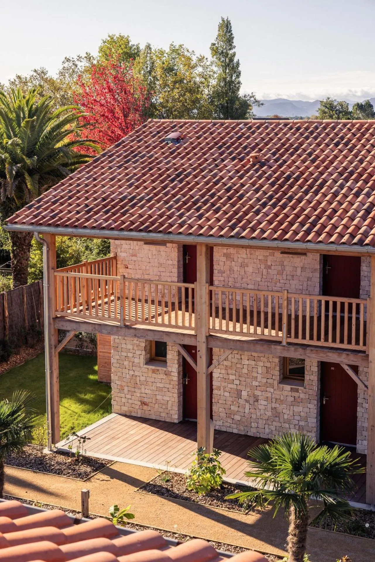 View (from property/room) in Hôtel INDARRA & SPA - Piscine