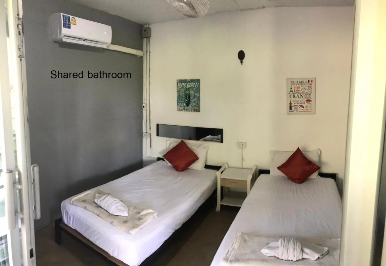 Bed in White Jail at Koh Tao Hostel