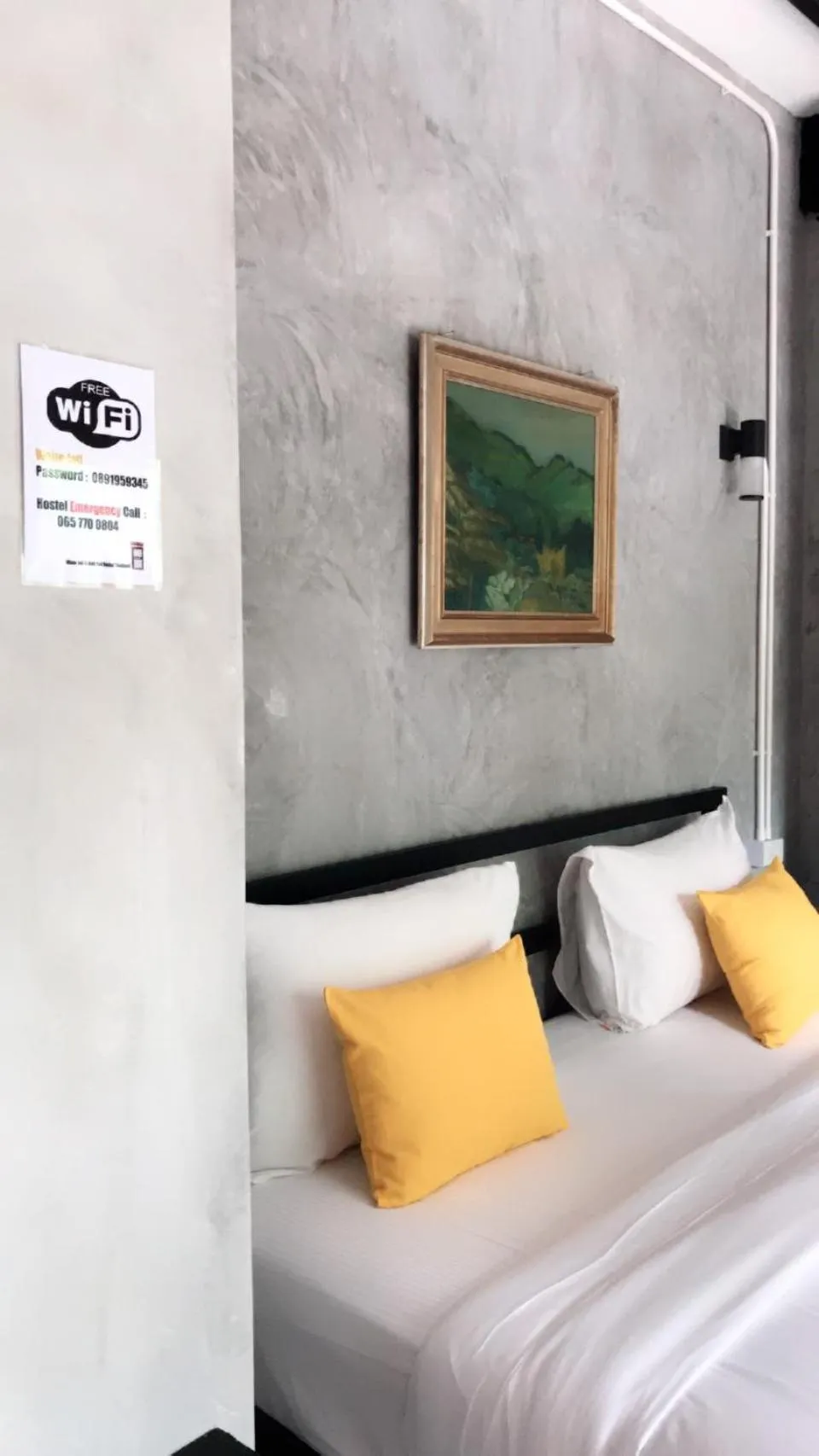 Bed in White Jail at Koh Tao Hostel
