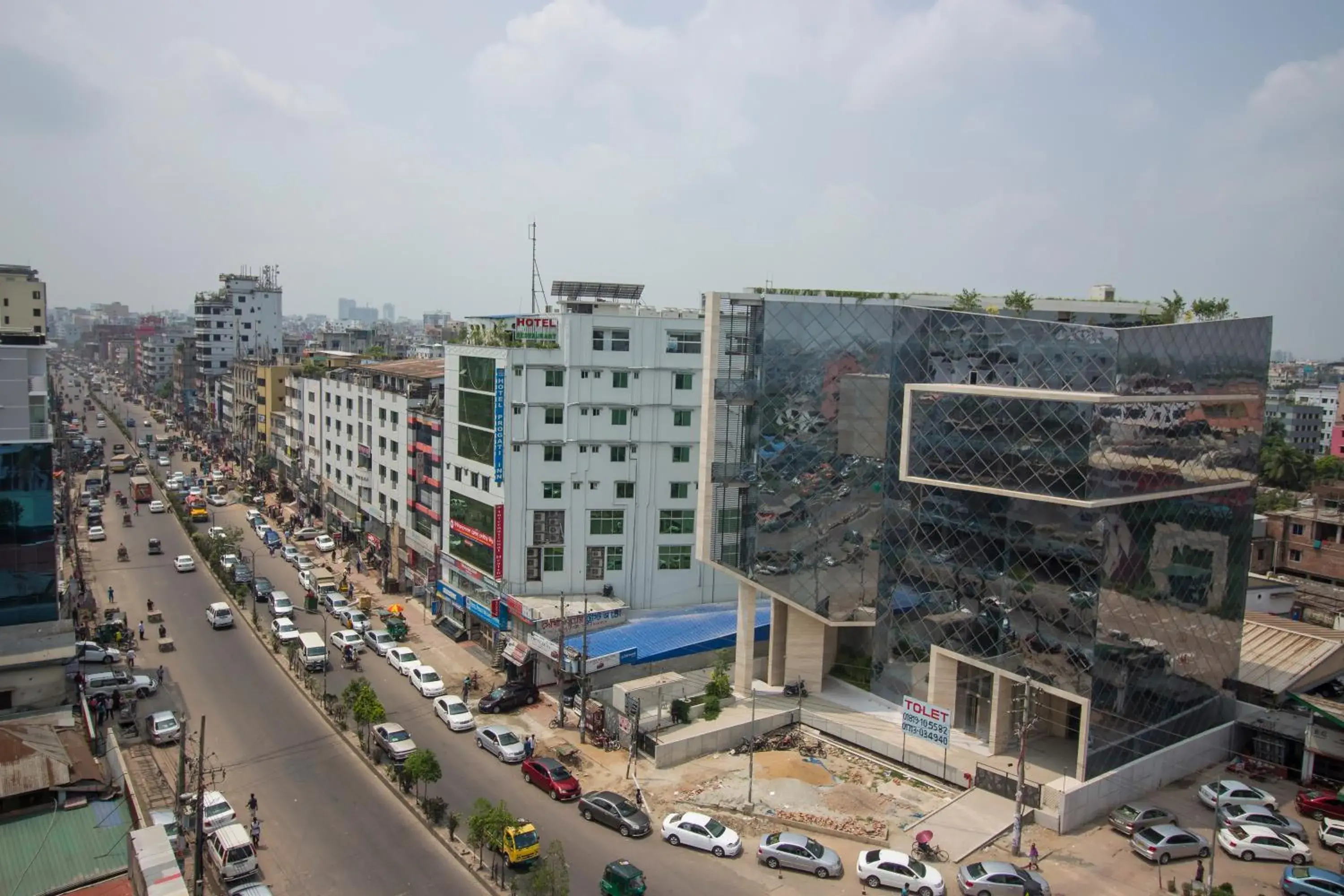 Bird's eye view in Hotel Progati Inn Ltd. Bird's eye view in Hotel Progati Inn Ltd.