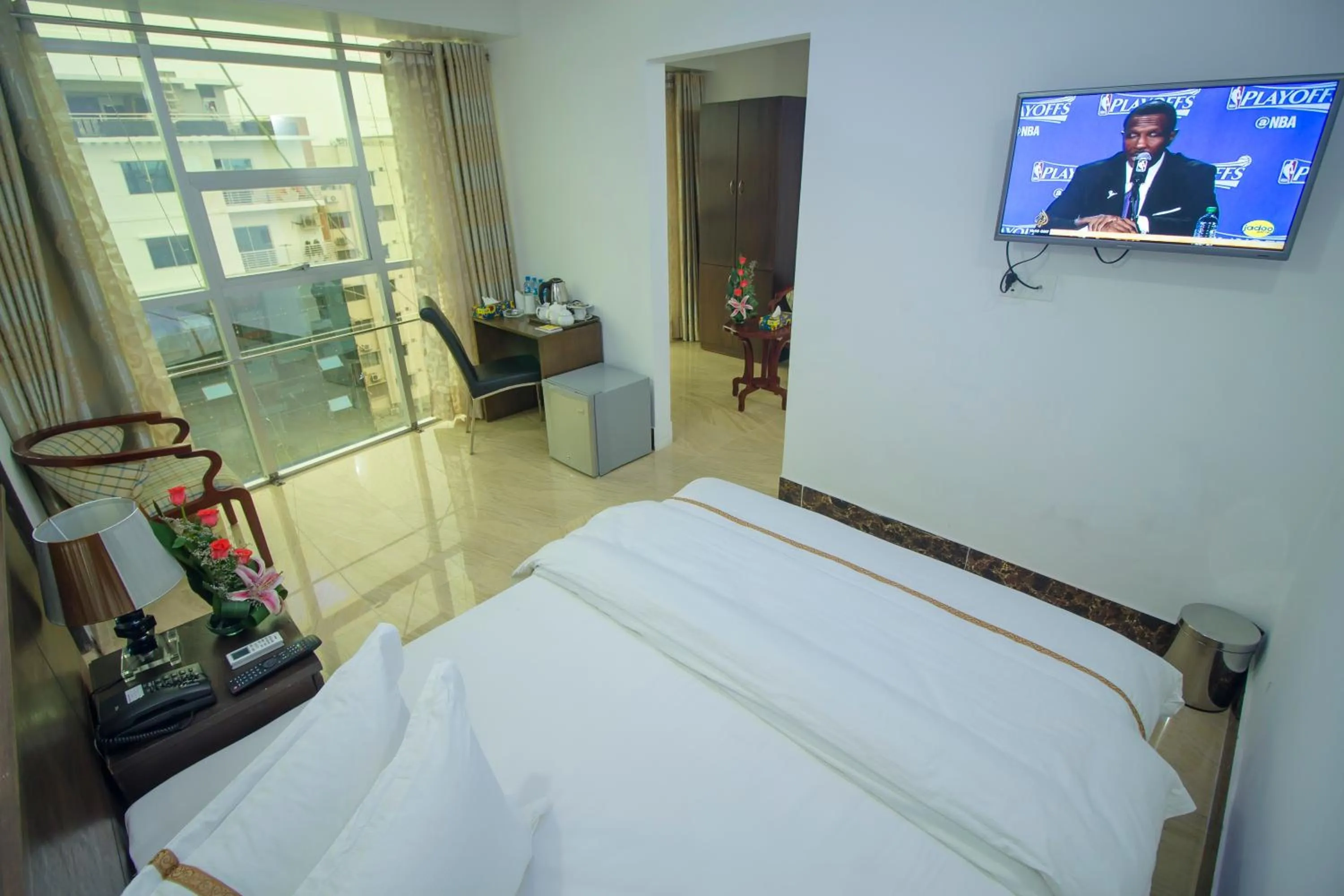 TV and multimedia, Bed in Hotel Progati Inn Ltd.