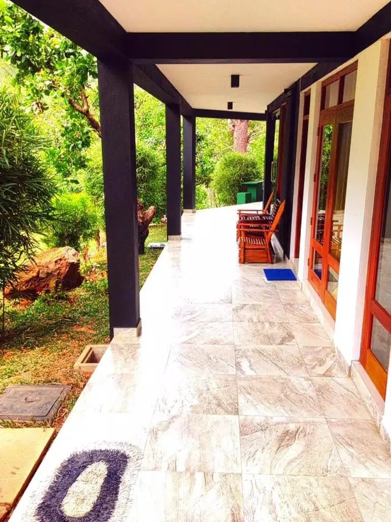 Garden view in Grace Holiday Bungalow