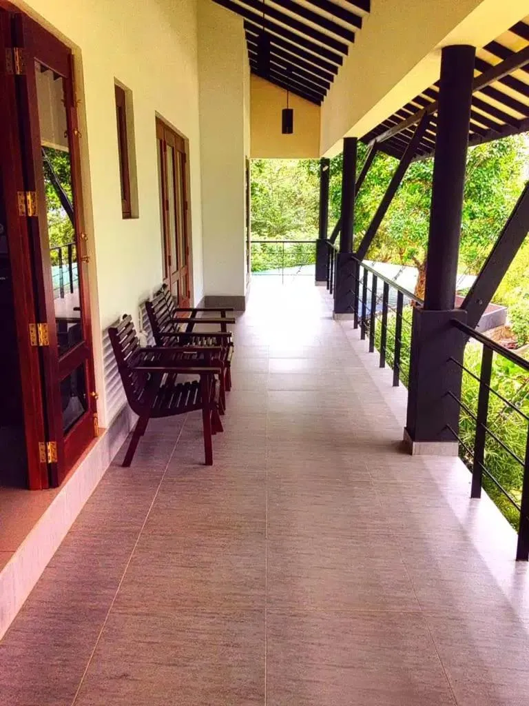 Balcony/Terrace in Grace Holiday Bungalow