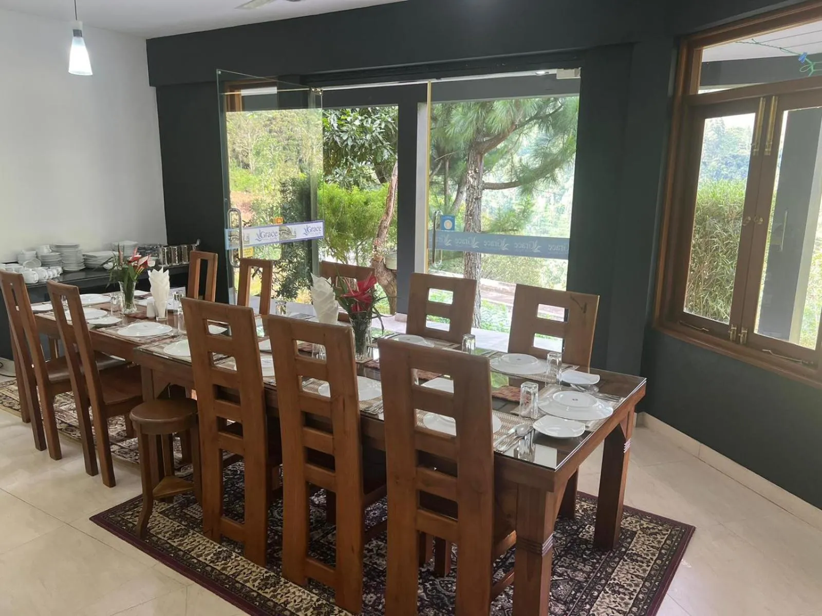 Dining area in Grace Holiday Bungalow